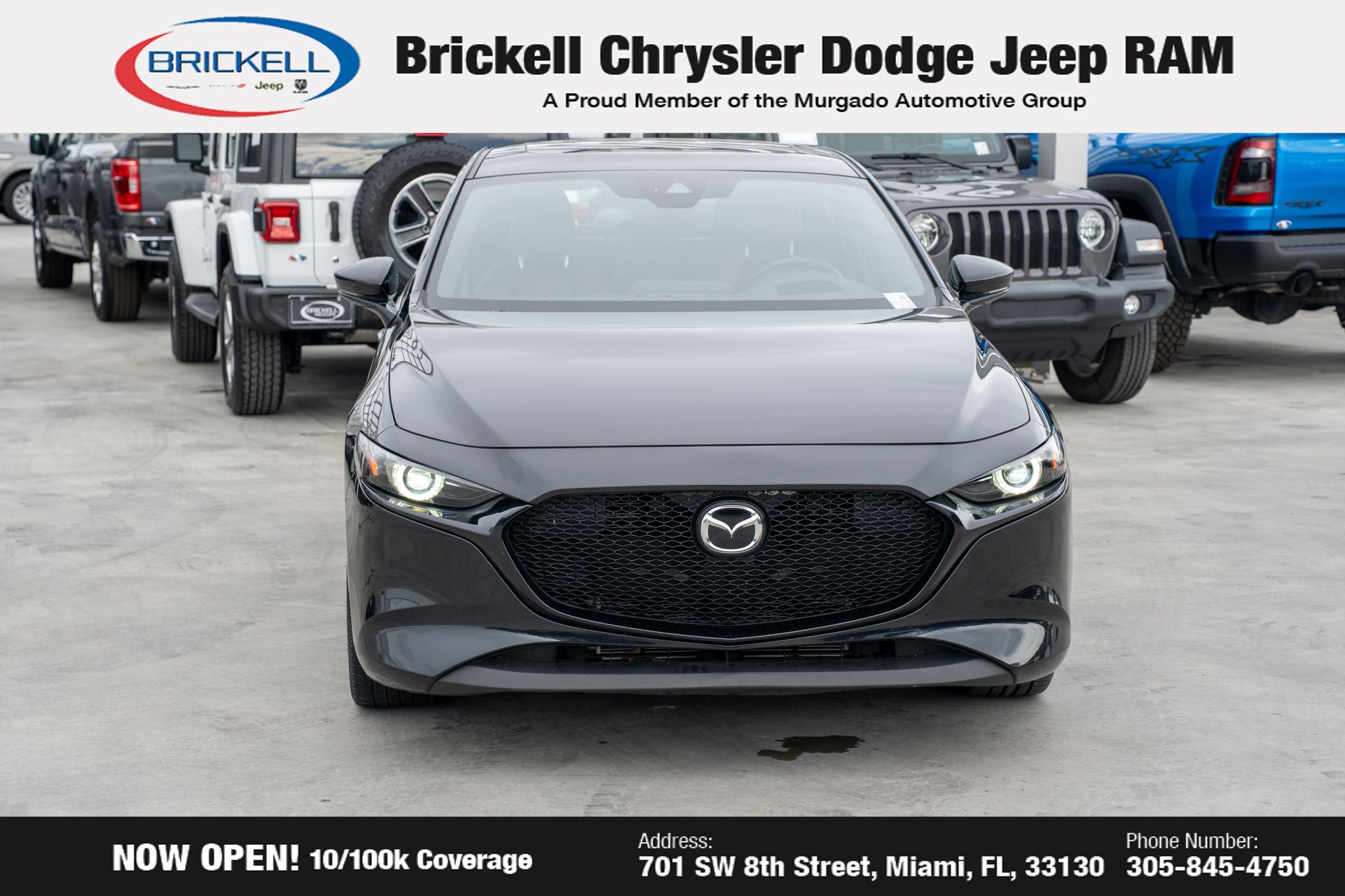 Used 2023 Mazda Mazda3 Premium with VIN JM1BPBMM4P1619007 for sale in Miami, FL