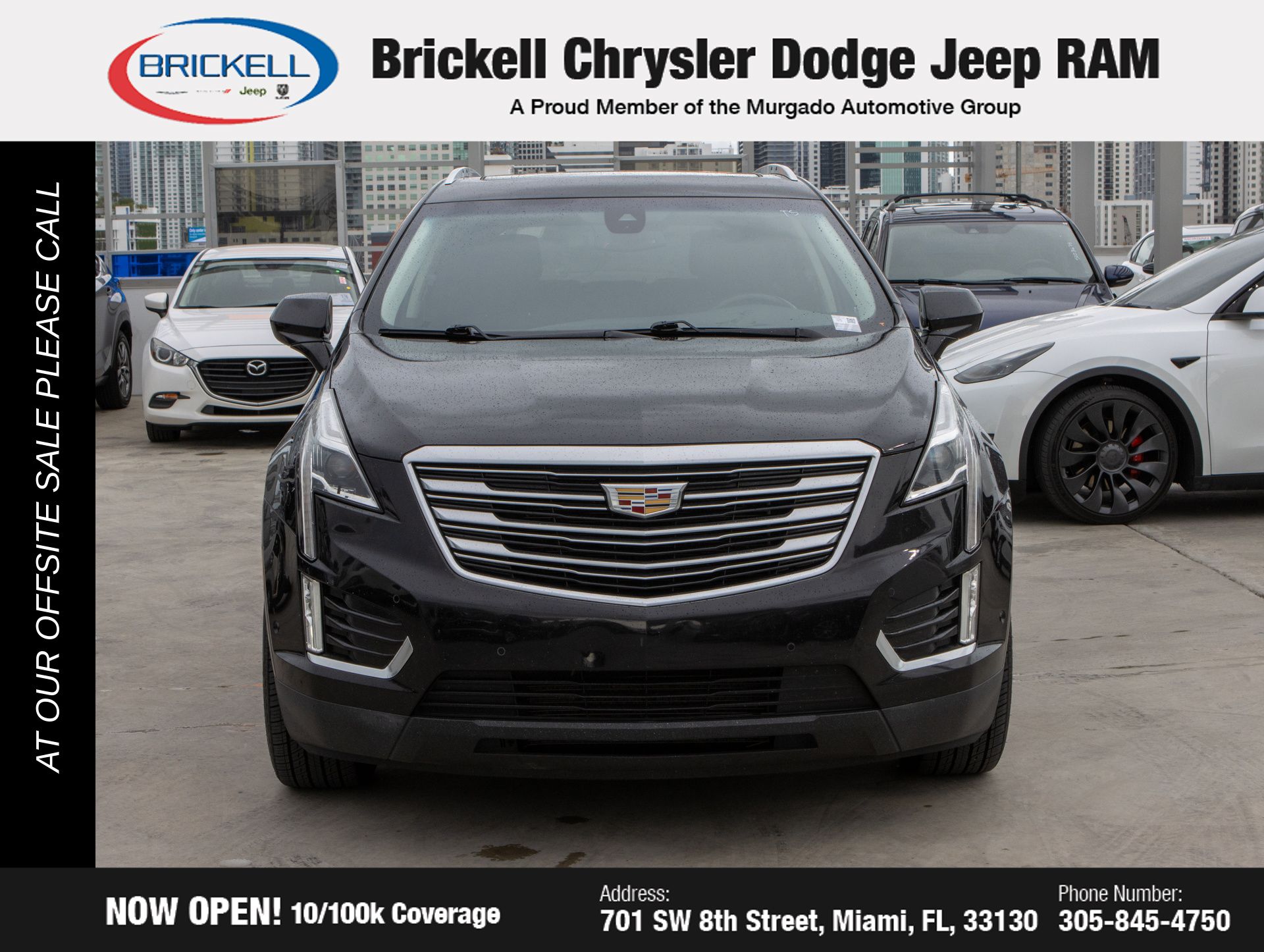 Used 2017 Cadillac XT5 Premium Luxury with VIN 1GYKNCRS1HZ242233 for sale in Miami, FL