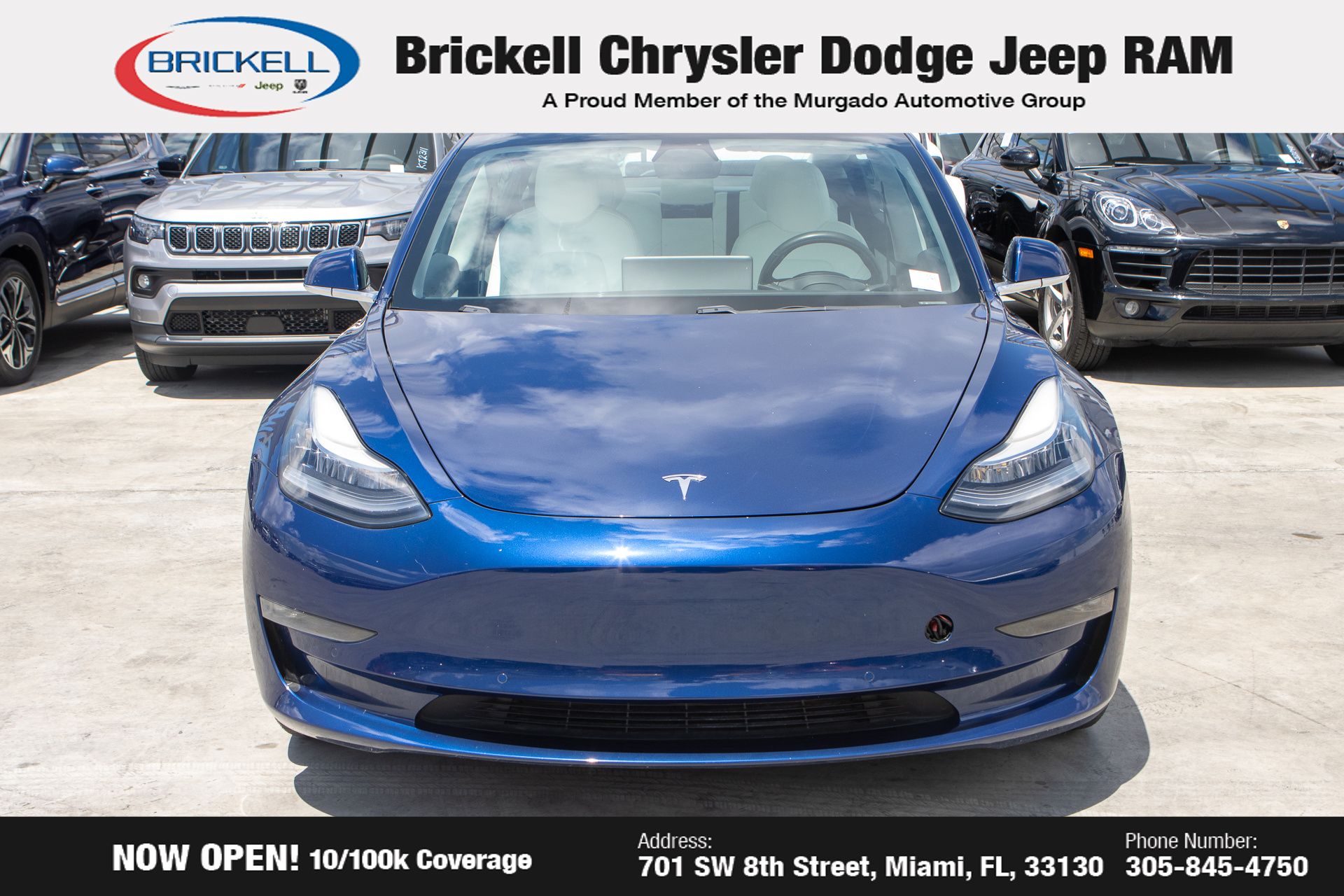 Used 2019 Tesla Model 3 Base with VIN 5YJ3E1EA7KF402849 for sale in Miami, FL