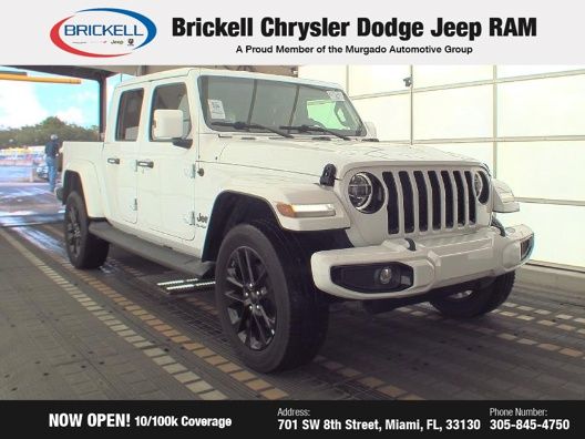 Used 2021 Jeep Gladiator High Altitude with VIN 1C6HJTFG7ML560356 for sale in Miami, FL