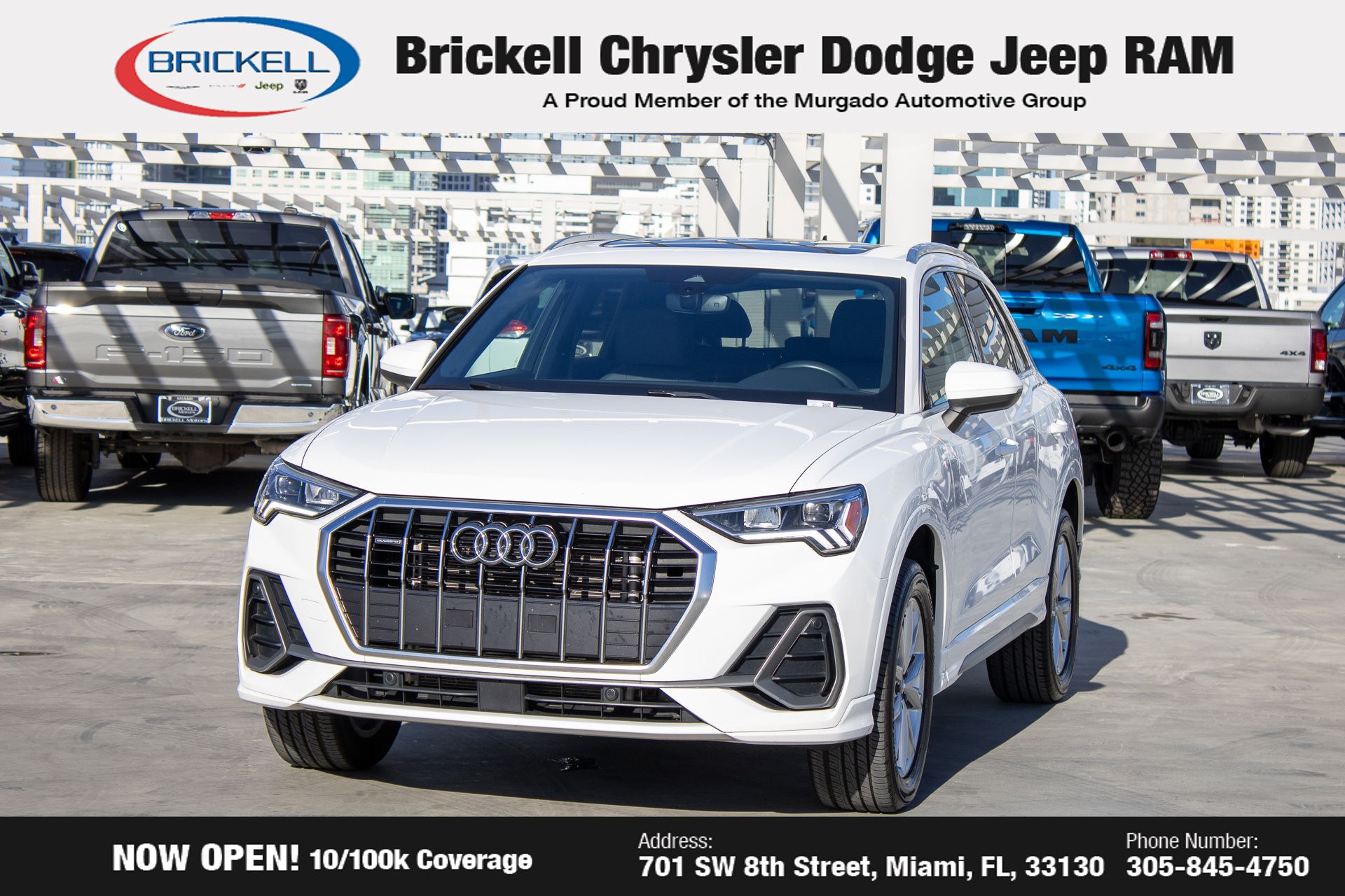 Used 2023 Audi Q3 S Line Premium with VIN WA1DECF3XP1095106 for sale in Miami, FL