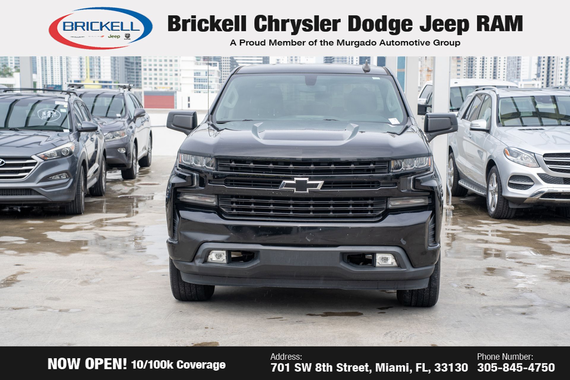 Used 2020 Chevrolet Silverado 1500 RST with VIN 3GCUYEED5LG105278 for sale in Miami, FL