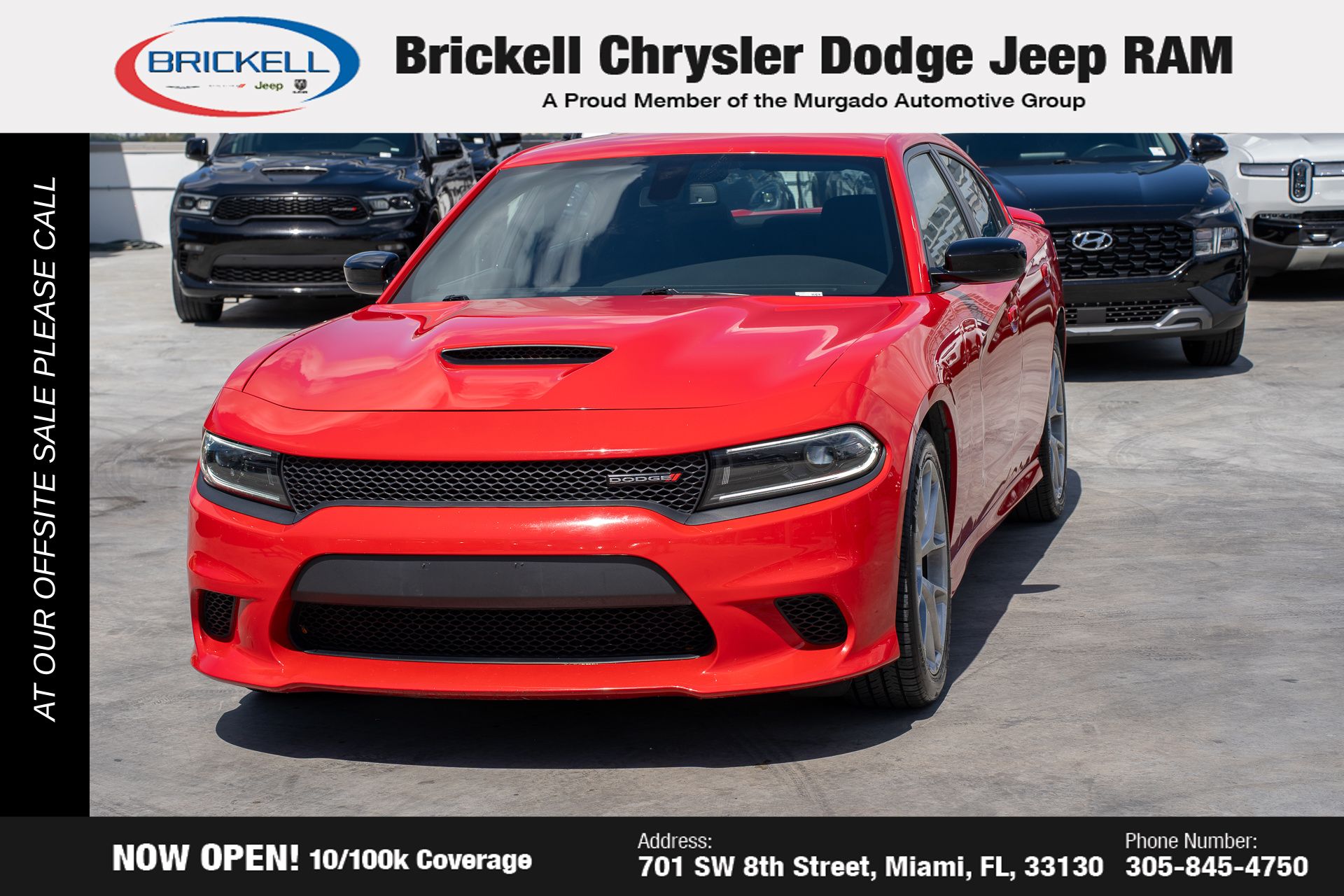 Used 2023 Dodge Charger GT with VIN 2C3CDXHG7PH579400 for sale in Miami, FL