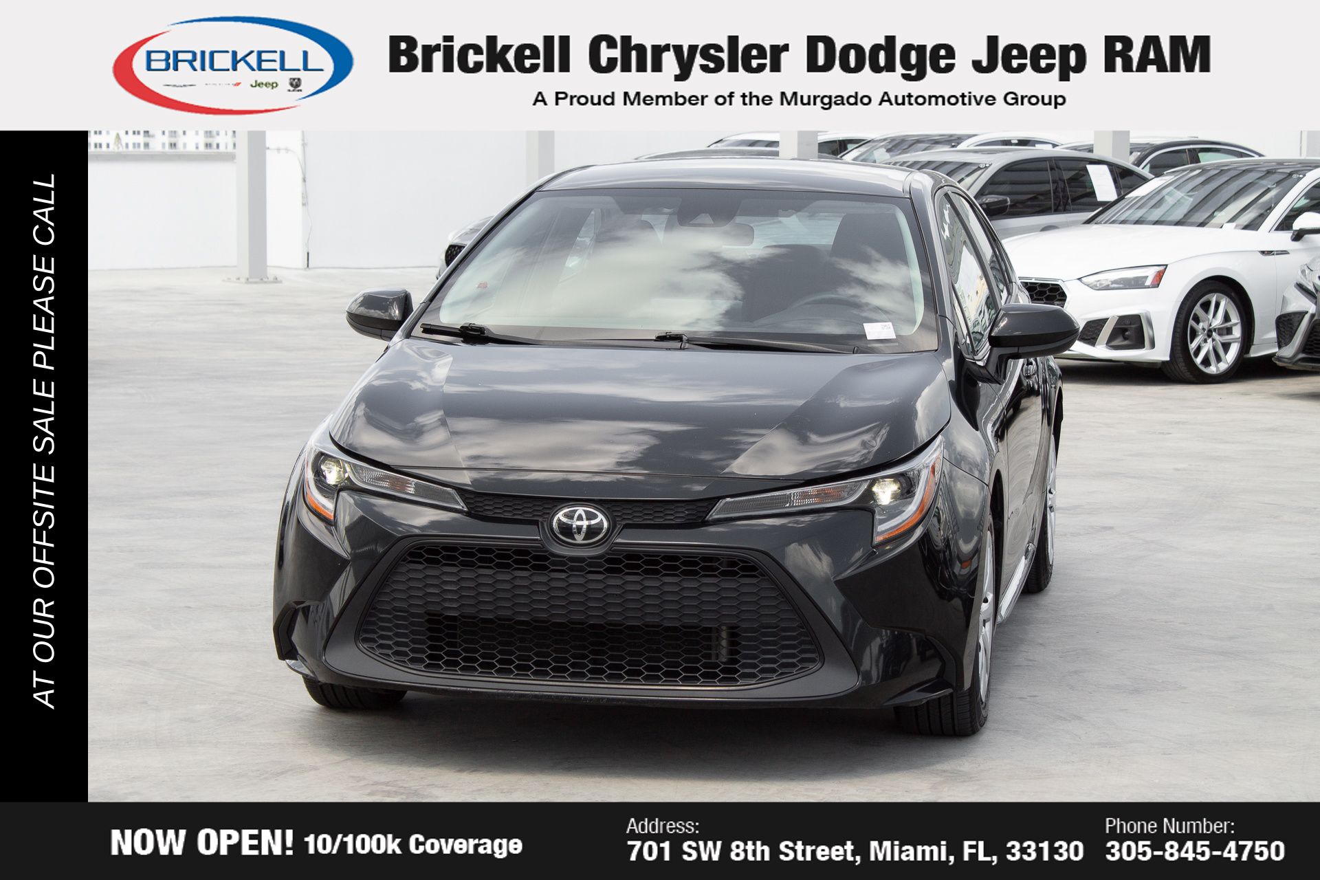 Used 2022 Toyota Corolla LE with VIN 5YFEPMAEXNP349943 for sale in Miami, FL