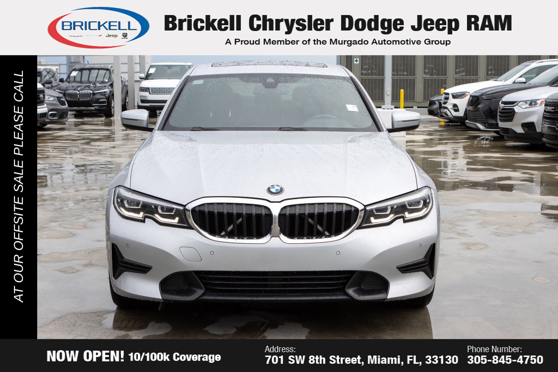Used 2019 BMW 3 Series 330i with VIN WBA5R1C54KAK07283 for sale in Miami, FL