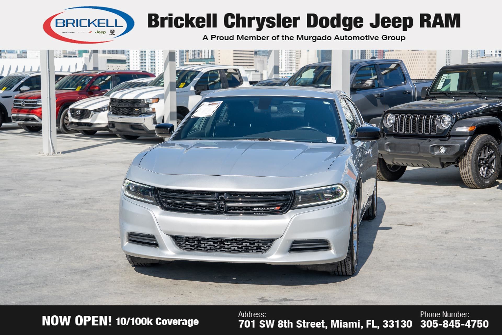 Used 2023 Dodge Charger SXT with VIN 2C3CDXBG0PH531102 for sale in Miami, FL