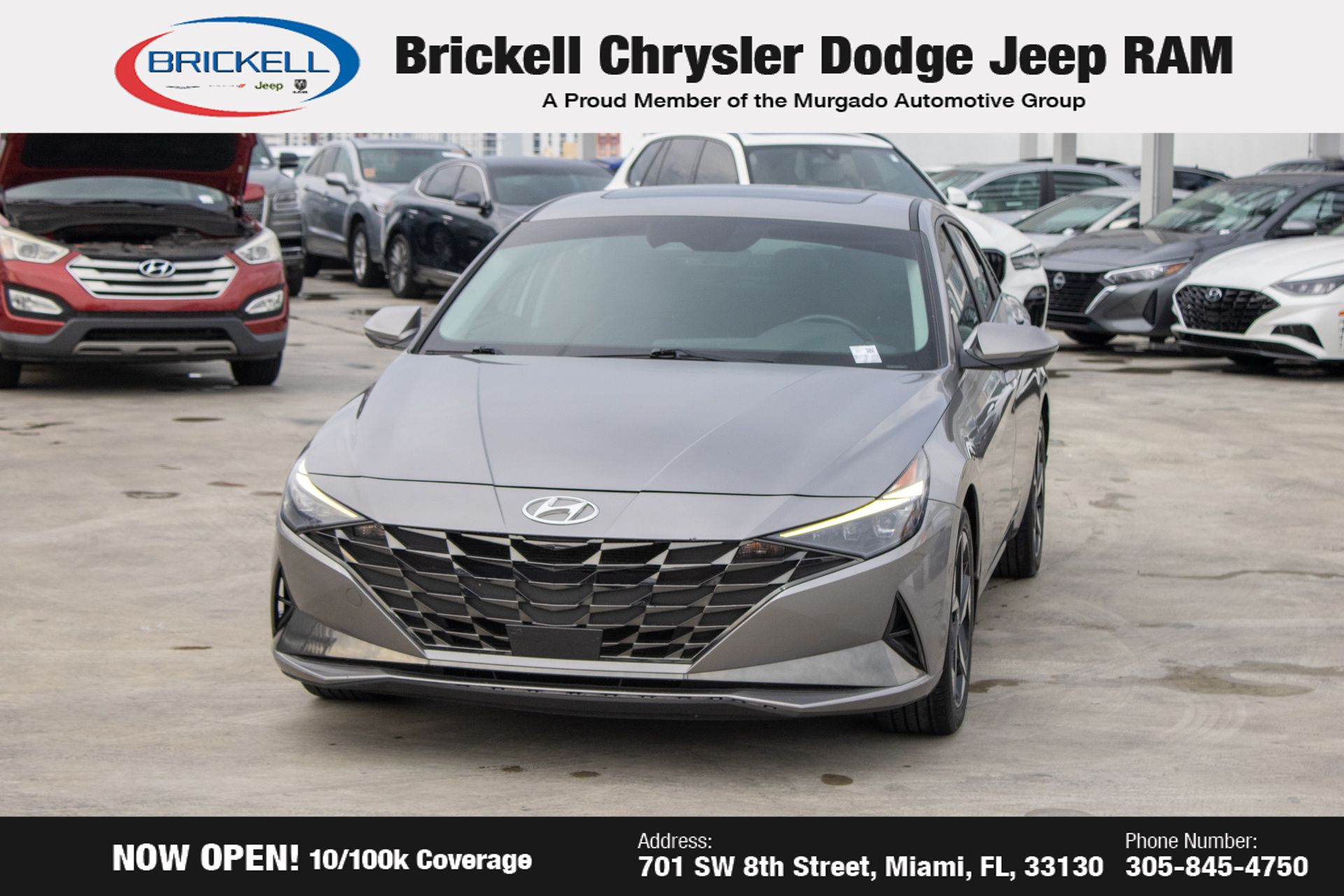 Used 2023 Hyundai Elantra Limited with VIN KMHLP4AG3PU396015 for sale in Miami, FL