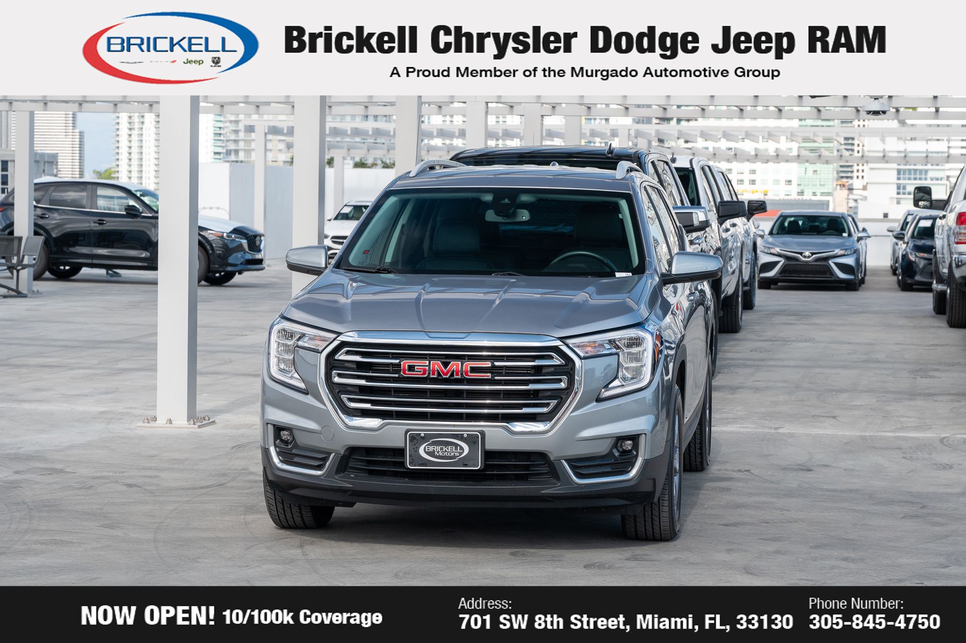 Used 2023 GMC Terrain SLT with VIN 3GKALVEGXPL245145 for sale in Miami, FL