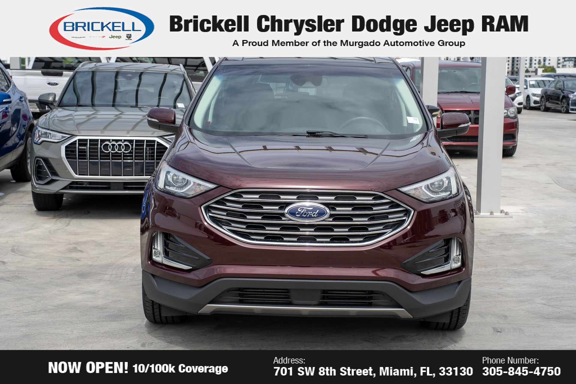 Used 2019 Ford Edge SEL with VIN 2FMPK4J99KBC60553 for sale in Miami, FL