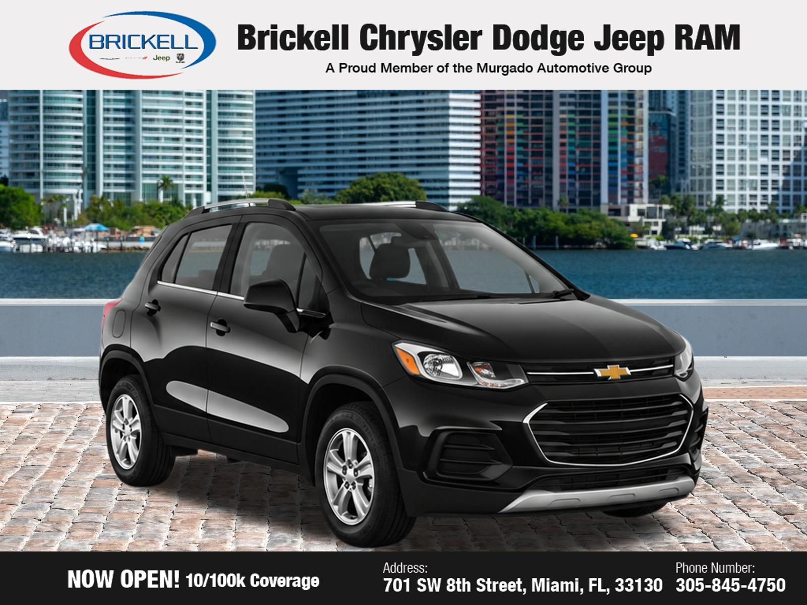 Used 2018 Chevrolet Trax LT with VIN 3GNCJLSB0JL167559 for sale in Miami, FL