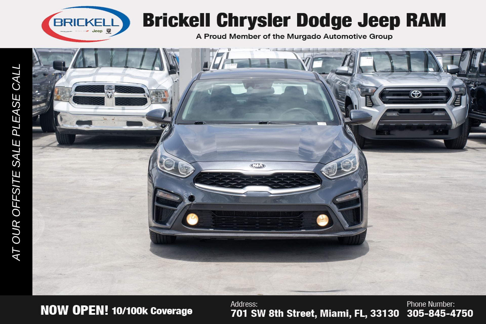 Used 2020 Kia FORTE FE with VIN 3KPF24AD4LE228754 for sale in Miami, FL