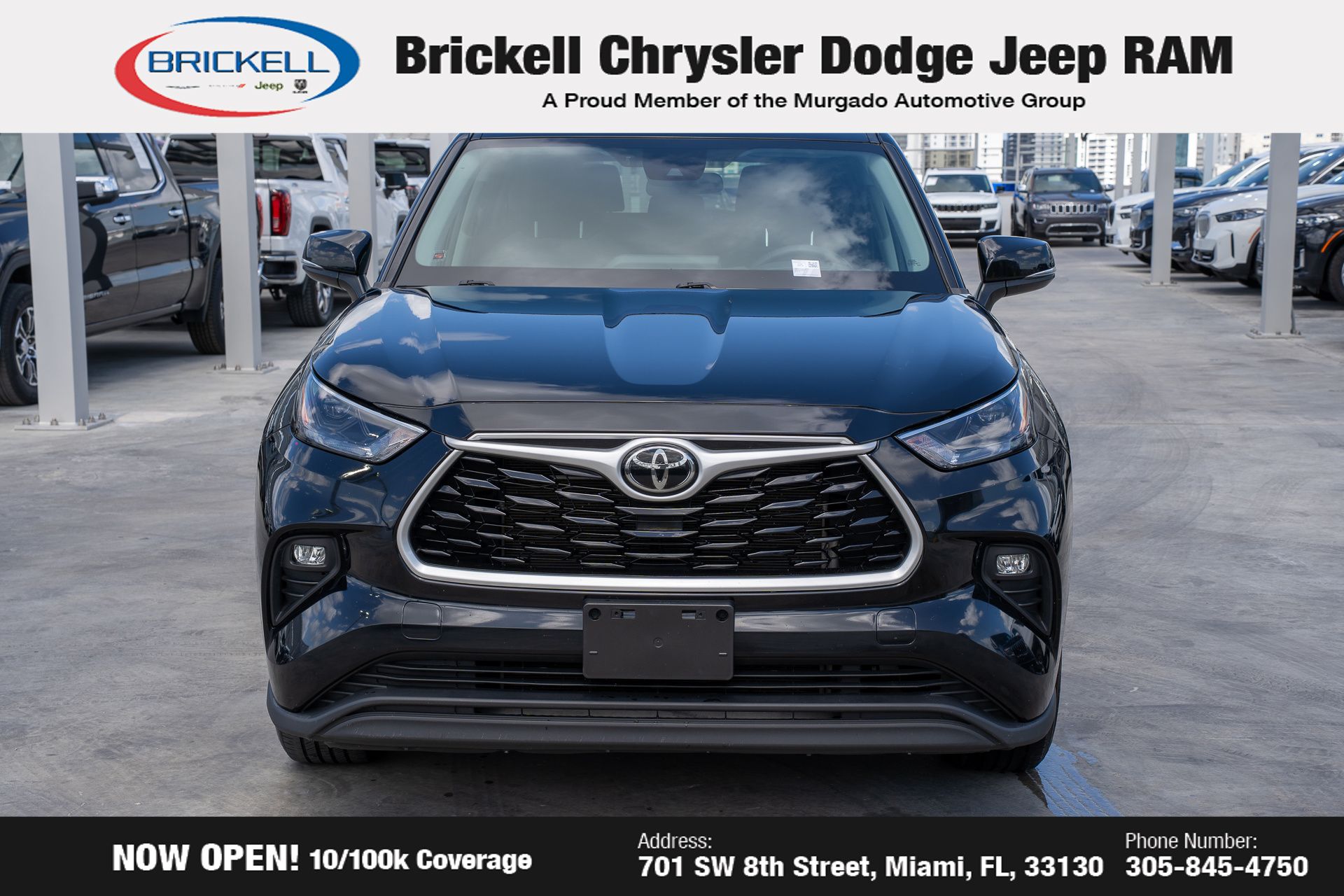 Used 2023 Toyota Highlander L with VIN 5TDKDRAH4PS000533 for sale in Miami, FL