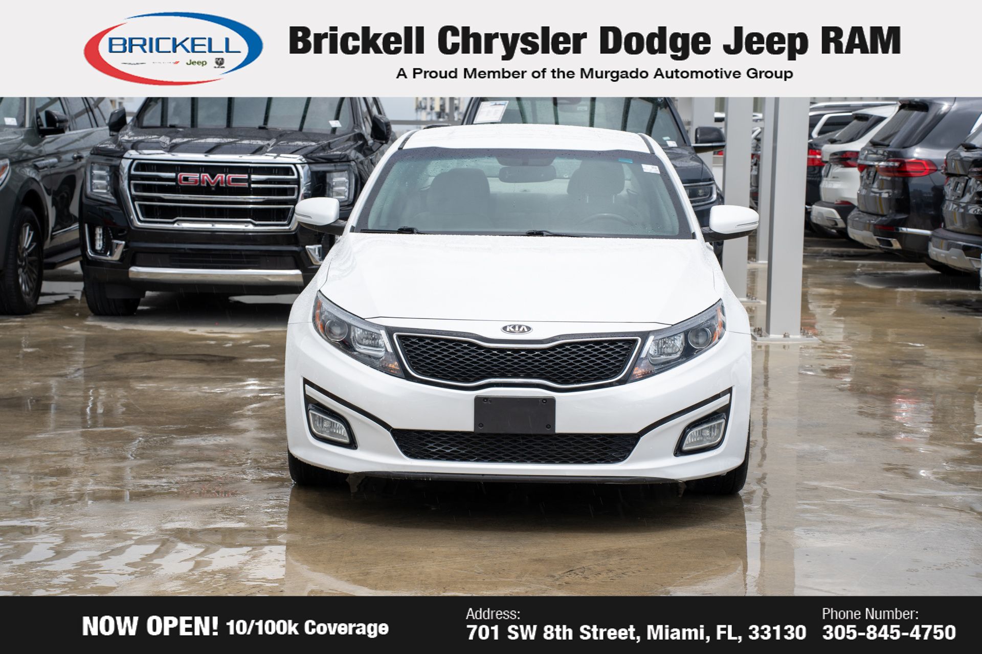 Used 2014 Kia Optima EX with VIN 5XXGN4A7XEG336196 for sale in Miami, FL