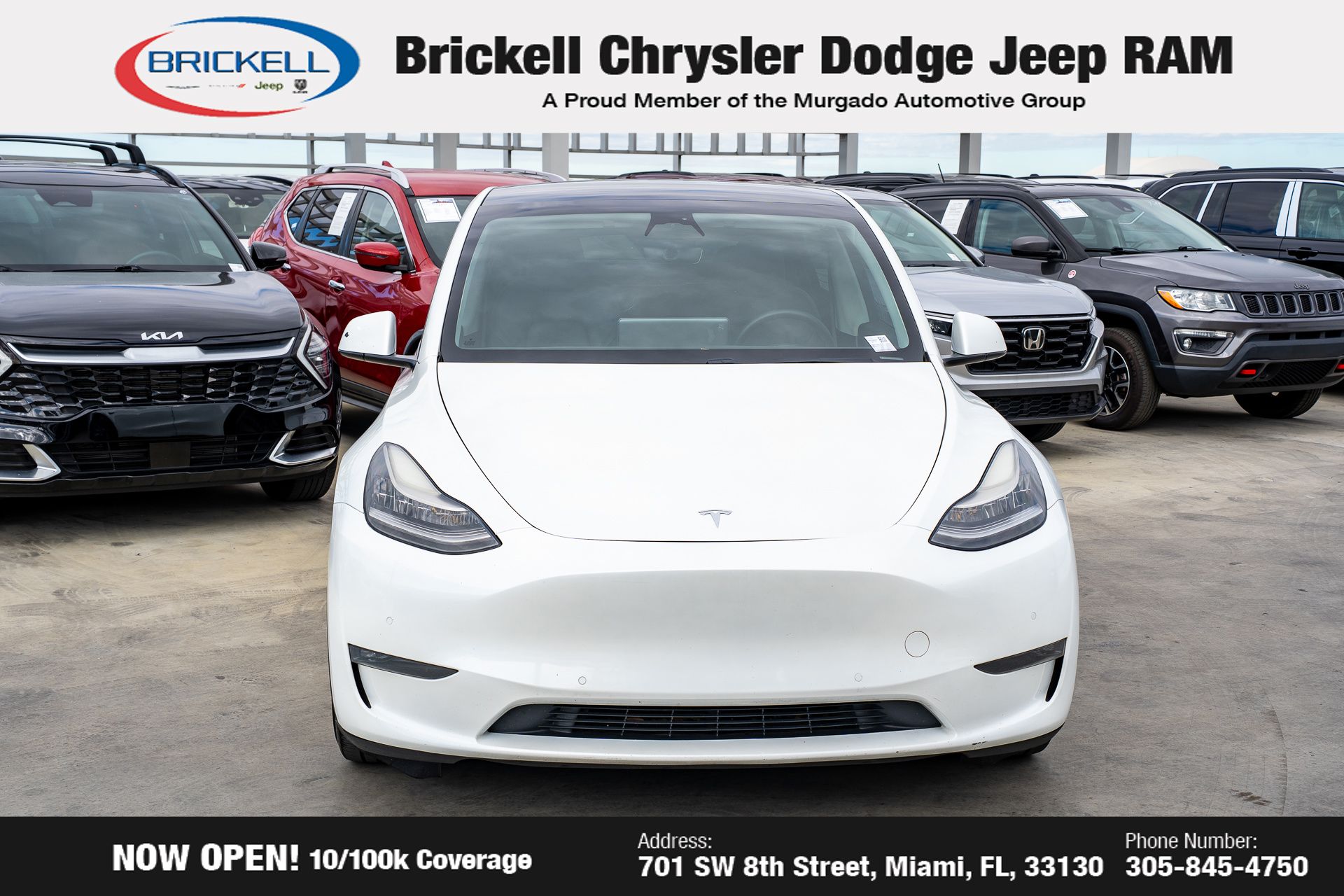Used 2020 Tesla Model Y Performance with VIN 5YJYGDEF5LF039997 for sale in Miami, FL
