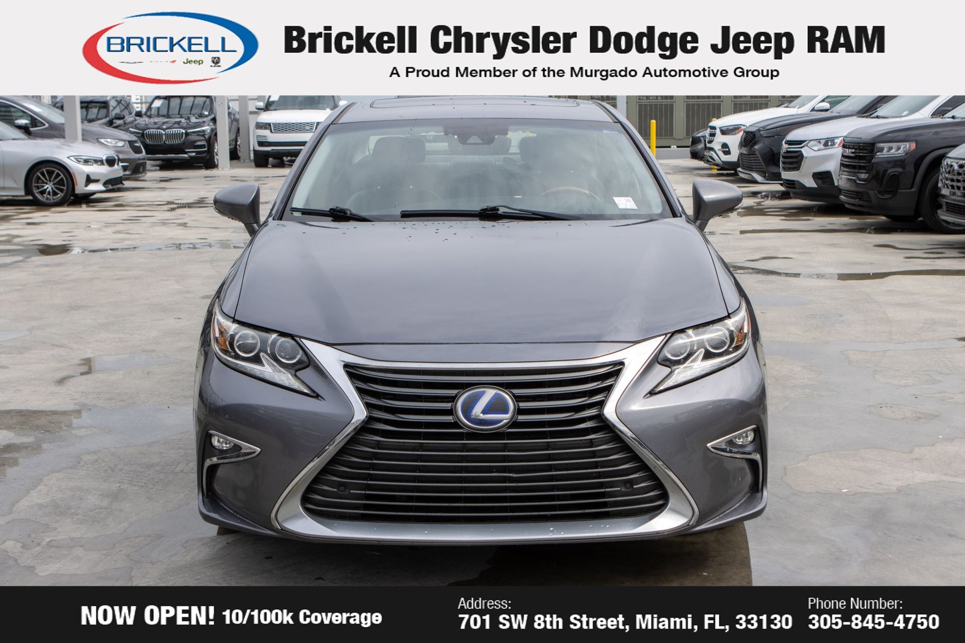Used 2016 Lexus ES 300h with VIN JTHBW1GG7G2119807 for sale in Miami, FL