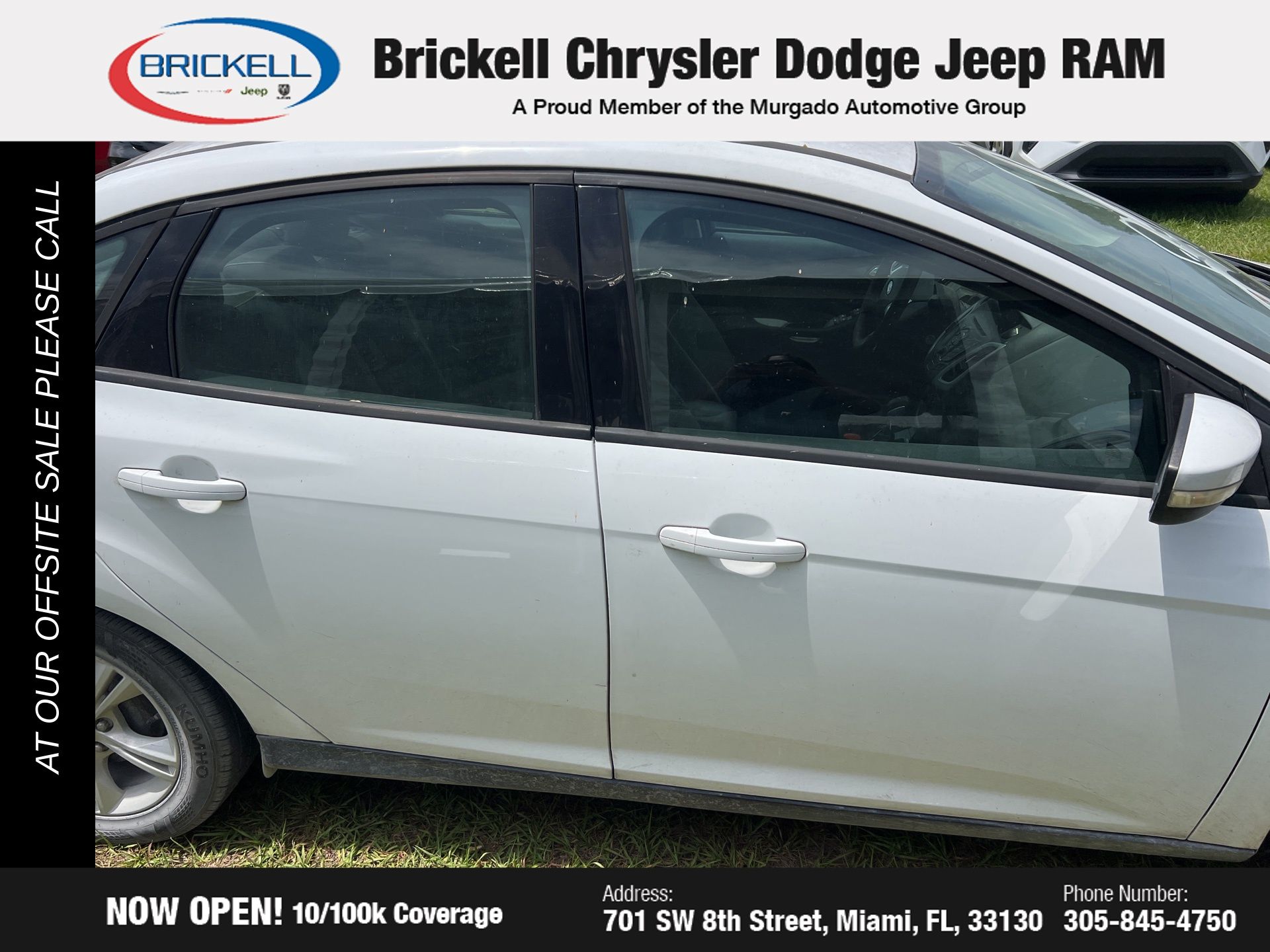 Used 2014 Ford Focus SE with VIN 1FADP3F20EL427701 for sale in Miami, FL