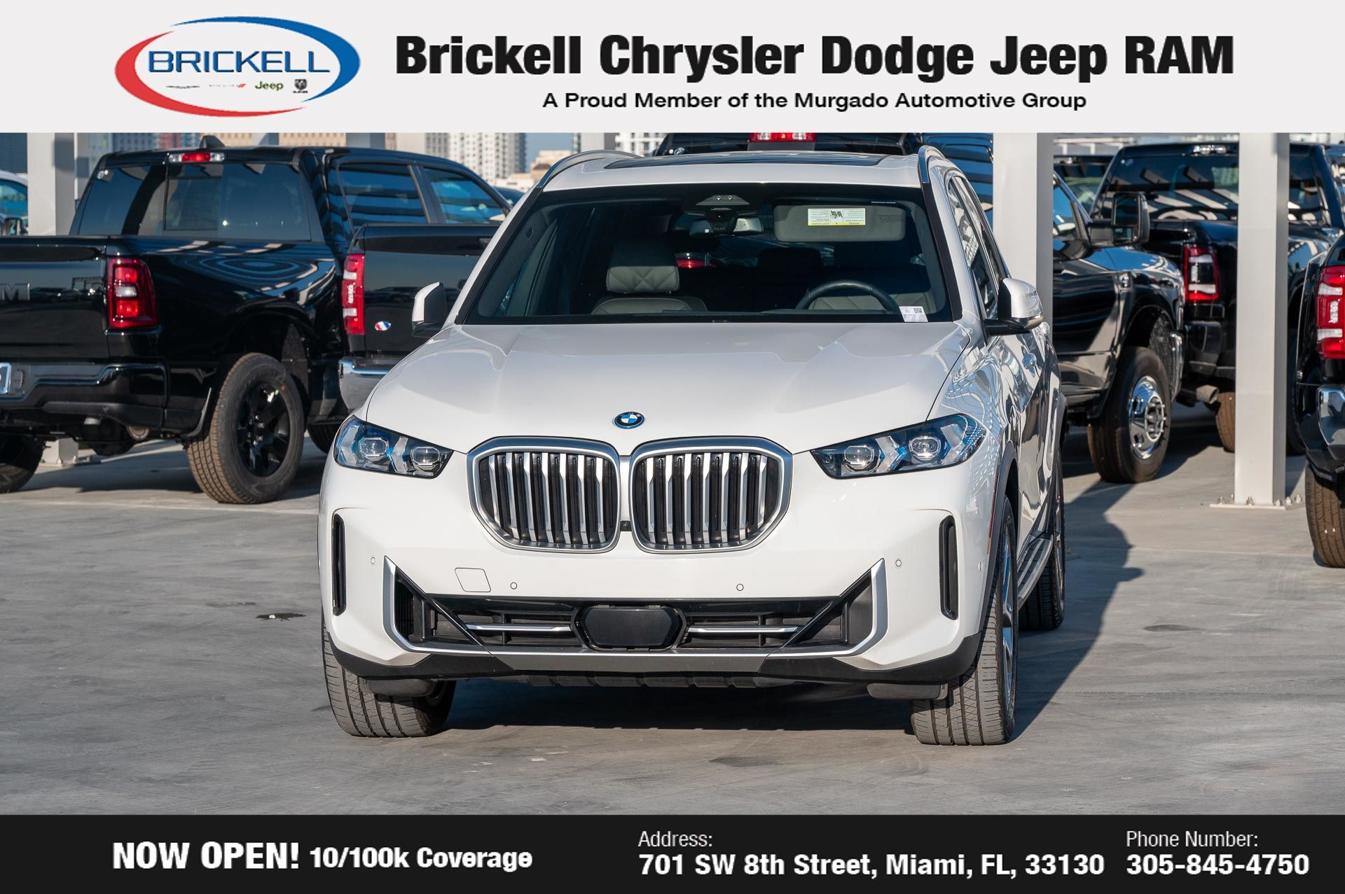 Used 2024 BMW X5 50e with VIN 5UX43EU08R9U08706 for sale in Miami, FL