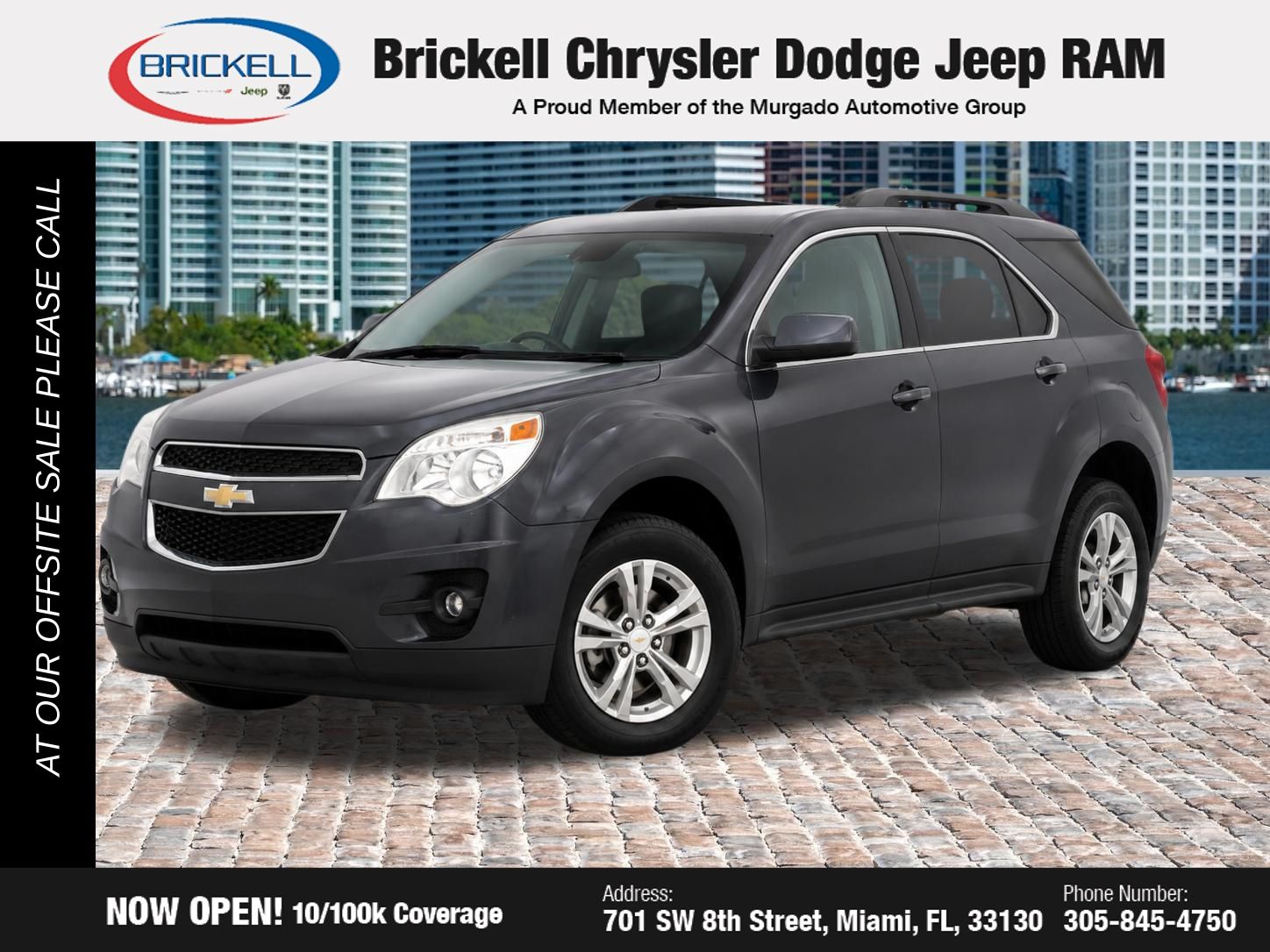 Used 2015 Chevrolet Equinox 1LT with VIN 1GNALBEK2FZ139043 for sale in Miami, FL