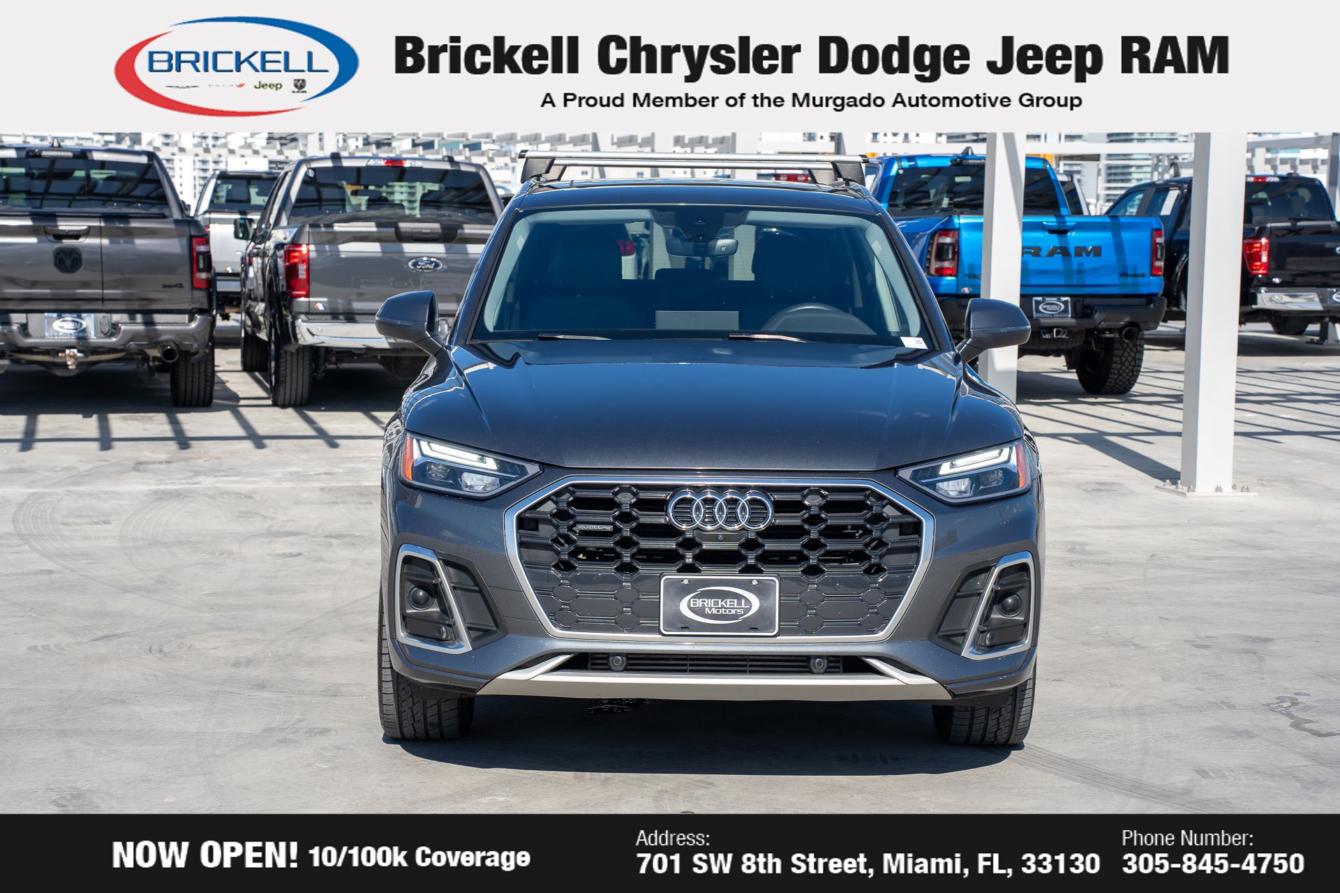 Used 2023 Audi Q5 Premium Plus with VIN WA1EAAFY6P2120366 for sale in Miami, FL