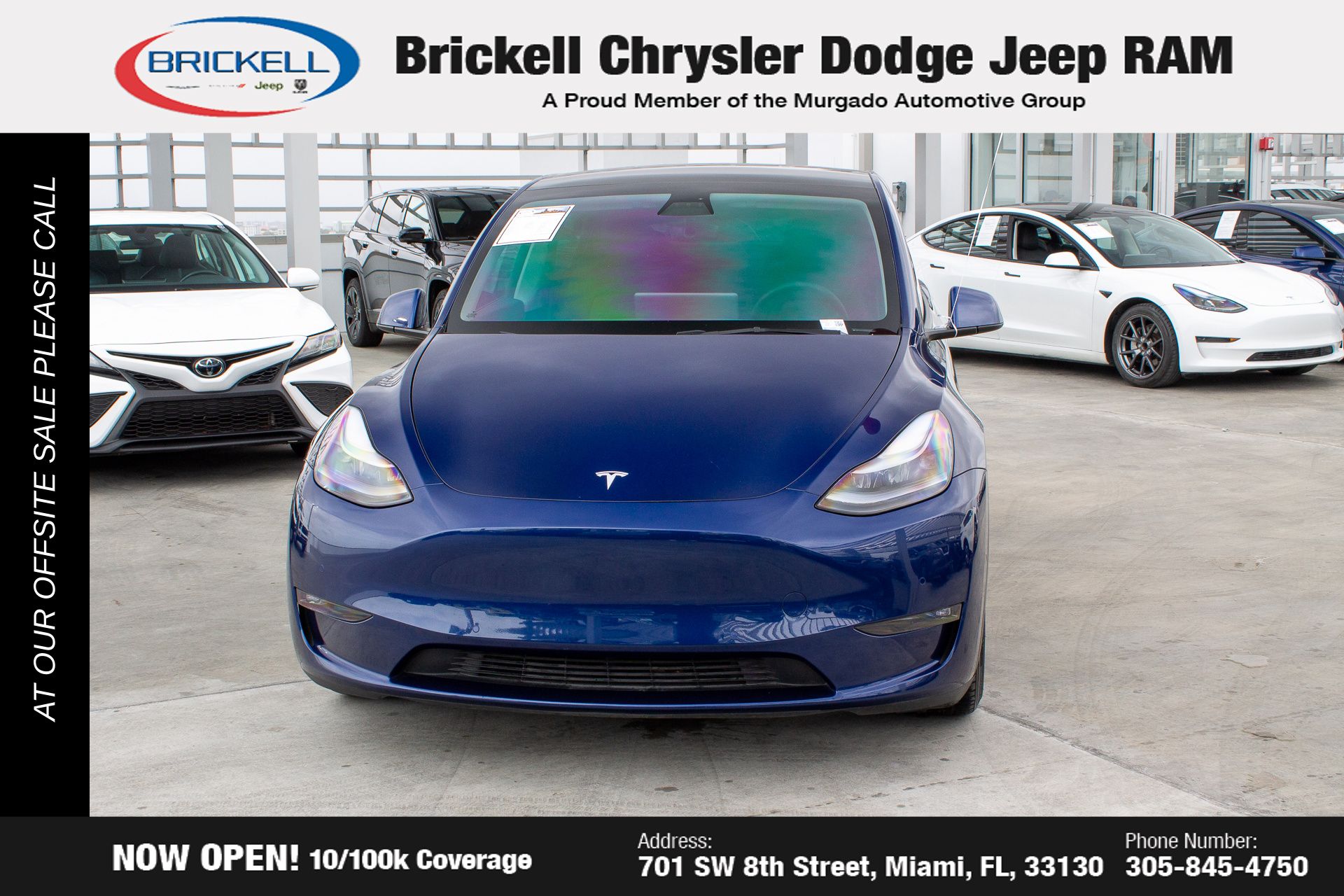 Used 2022 Tesla Model Y Performance with VIN 7SAYGDEF2NF341382 for sale in Miami, FL