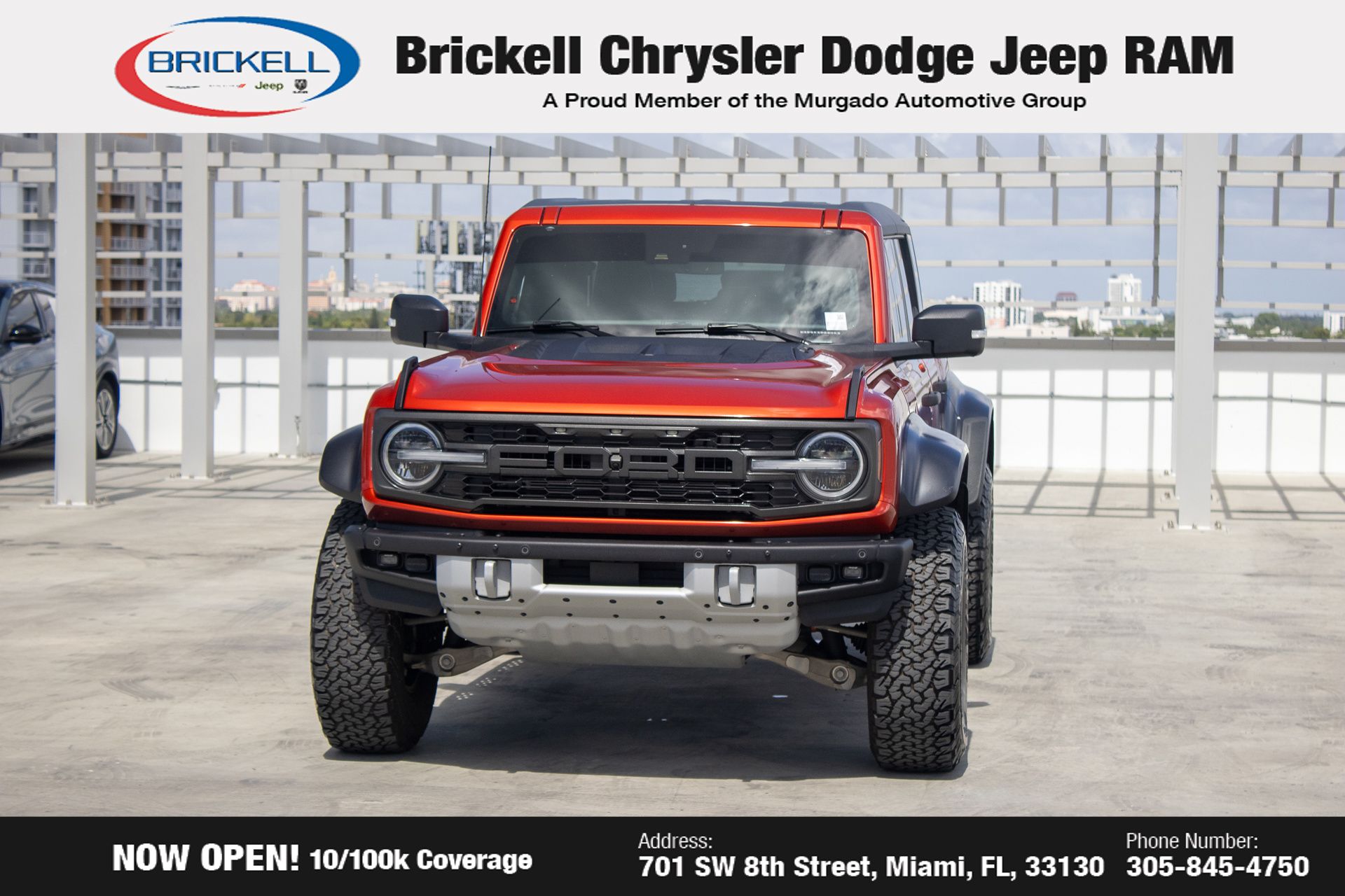 Used 2023 Ford Bronco 4-Door Raptor with VIN 1FMEE5JRXPLC03998 for sale in Miami, FL