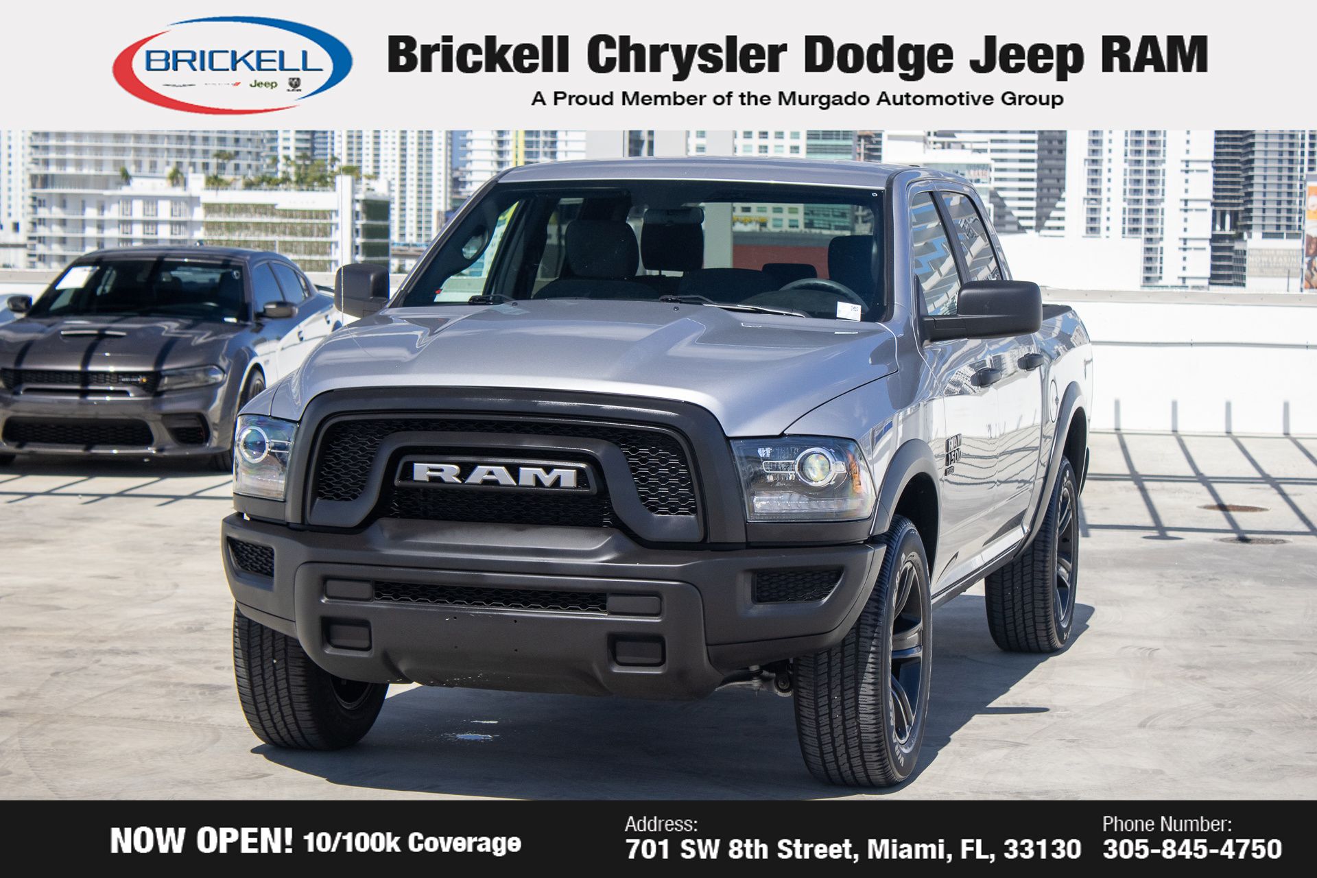 Used 2024 RAM Ram 1500 Classic Warlock with VIN 1C6RR7LG3RS156668 for sale in Miami, FL