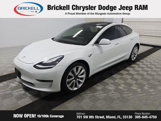 Used 2019 Tesla Model 3 Long Range with VIN 5YJ3E1EB6KF390198 for sale in Miami, FL