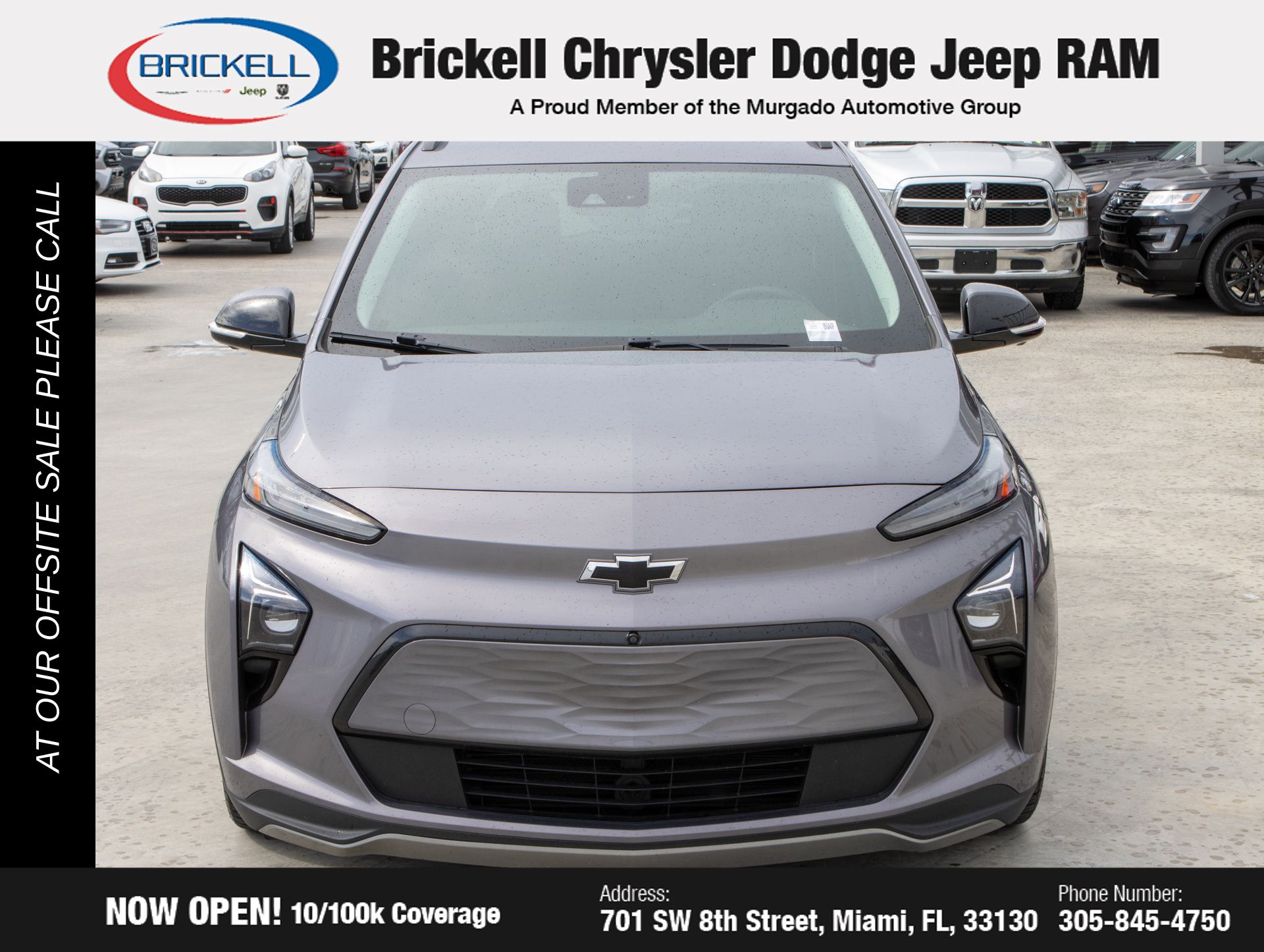 Used 2023 Chevrolet Bolt EUV Premier with VIN 1G1FZ6S0XP4131819 for sale in Miami, FL