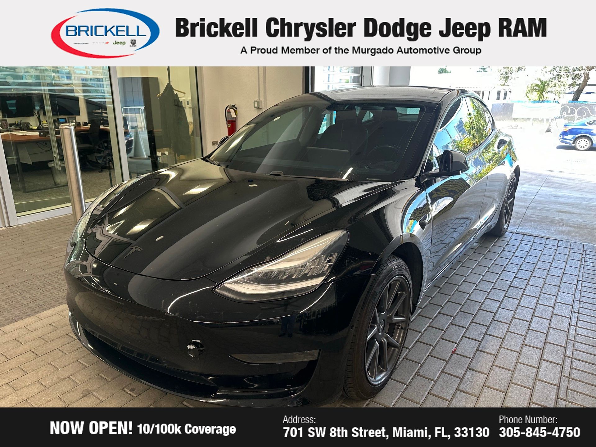 Used 2019 Tesla Model 3 Base with VIN 5YJ3E1EA9KF396052 for sale in Miami, FL