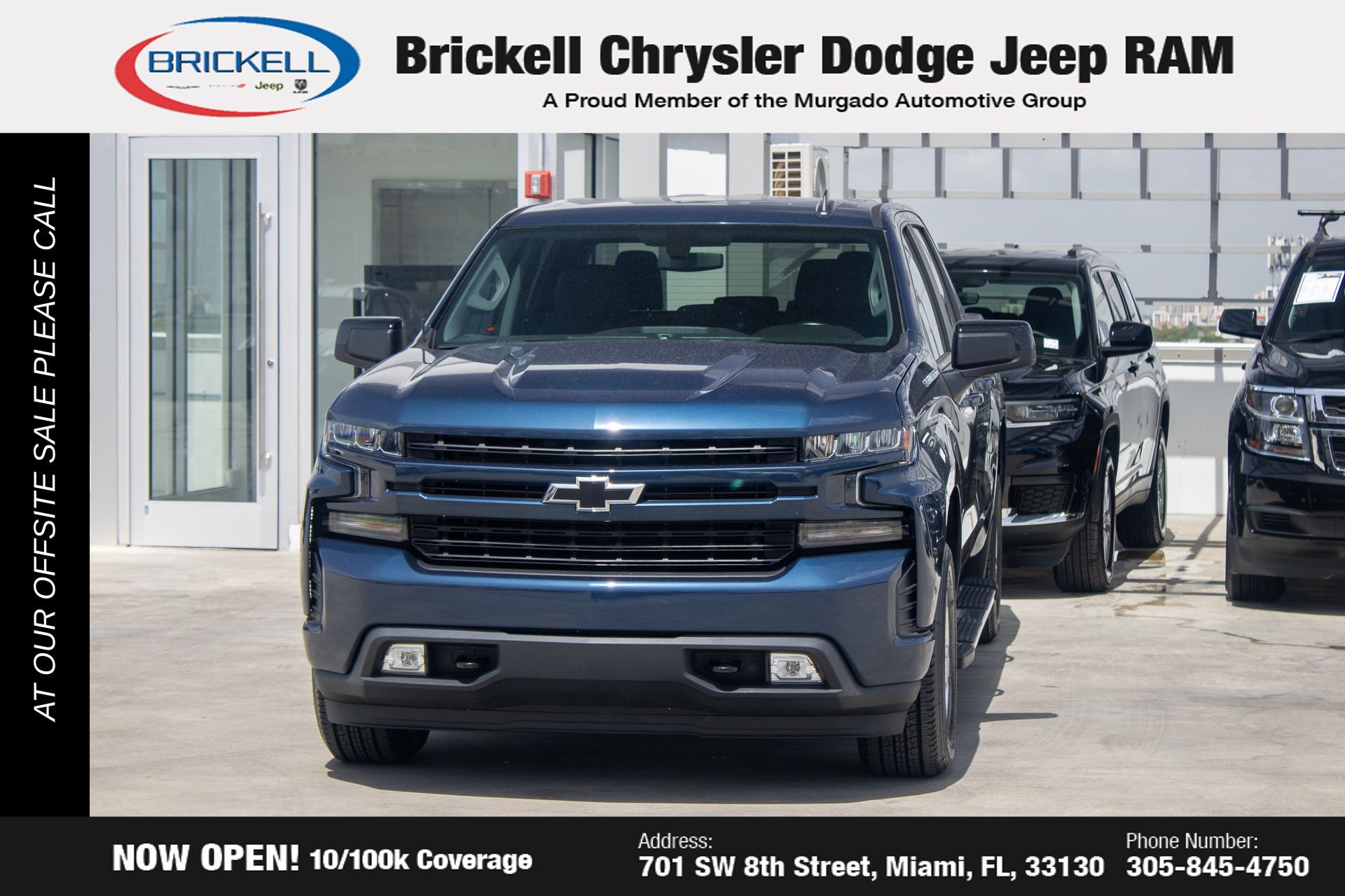 Used 2019 Chevrolet Silverado 1500 RST with VIN 3GCPWDED4KG300025 for sale in Miami, FL