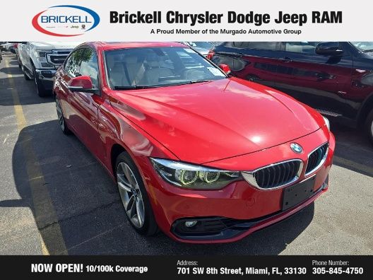 Used 2018 BMW 4 Series 430i with VIN WBA4J3C54JBL03910 for sale in Miami, FL