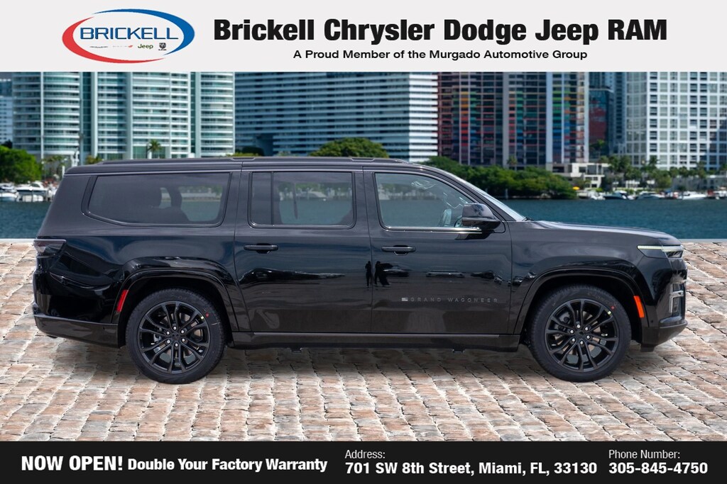 New 2026 Jeep Grand Wagoneer L Summit Obsidian Sport Utility