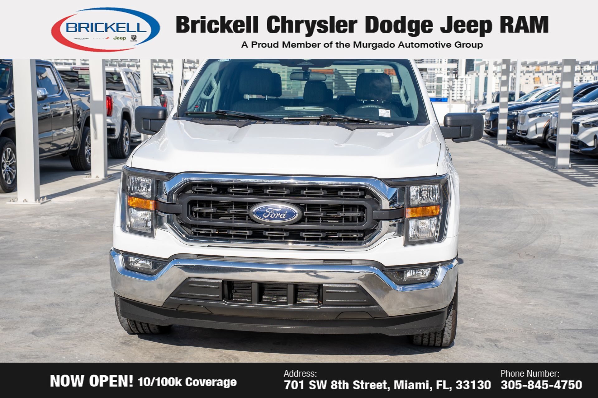 Used 2023 Ford F-150 XLT with VIN 1FTEW1C82PKD69646 for sale in Miami, FL