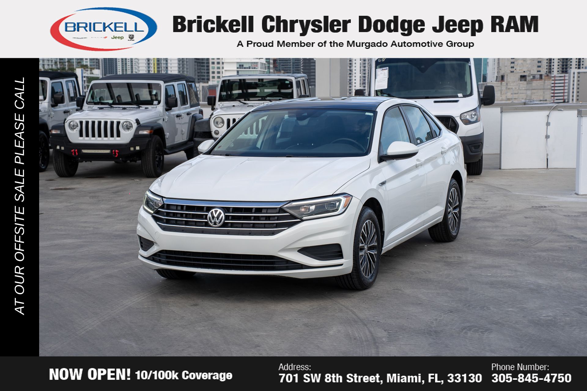 Used 2019 Volkswagen Jetta SEL with VIN 3VWE57BU5KM252159 for sale in Miami, FL