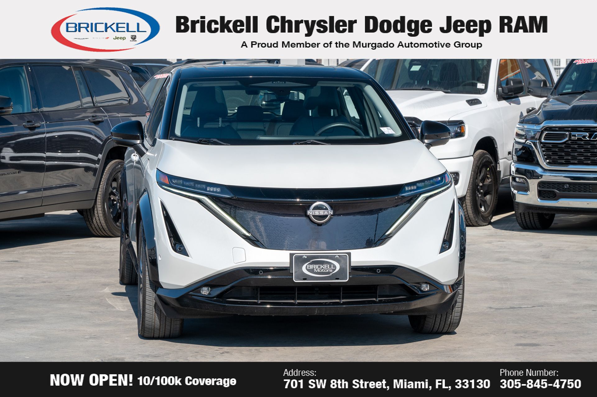 Used 2023 Nissan Ariya Platinum+ with VIN JN1DF0CD5PM708460 for sale in Miami, FL
