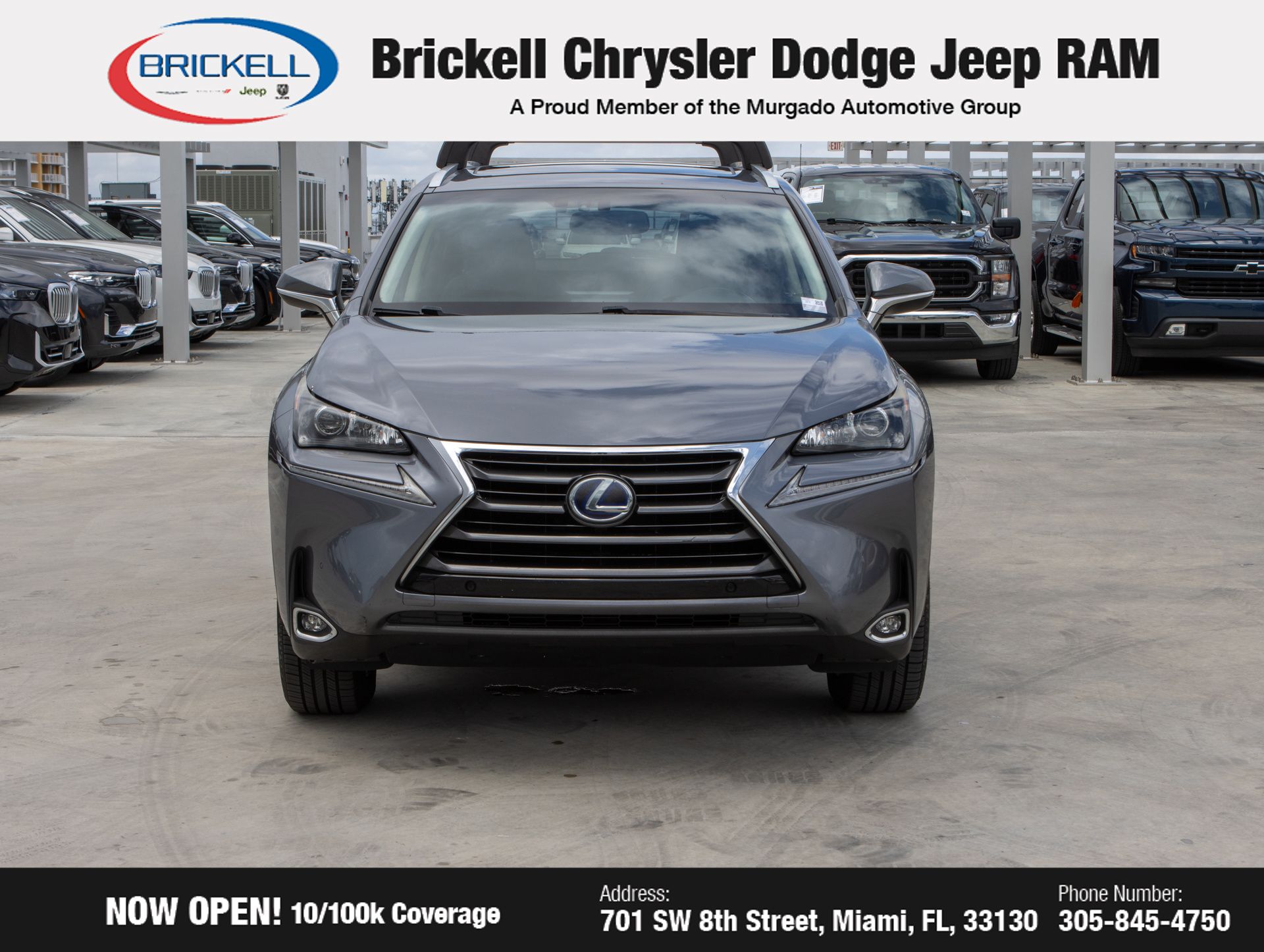 Used 2016 Lexus NX 300h with VIN JTJBJRBZ4G2045766 for sale in Miami, FL
