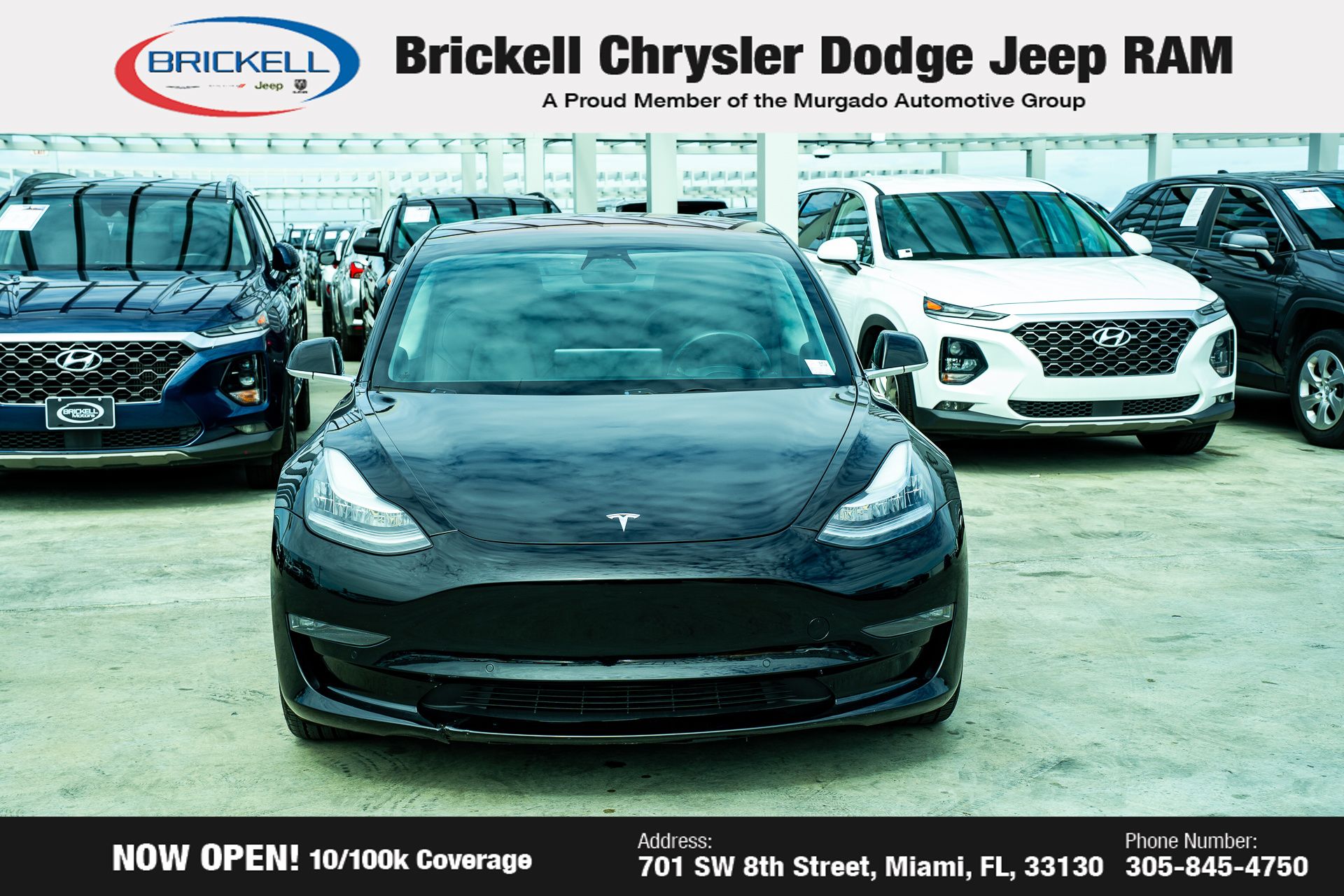 Used 2019 Tesla Model 3 Mid Range with VIN 5YJ3E1EA2KF325291 for sale in Miami, FL