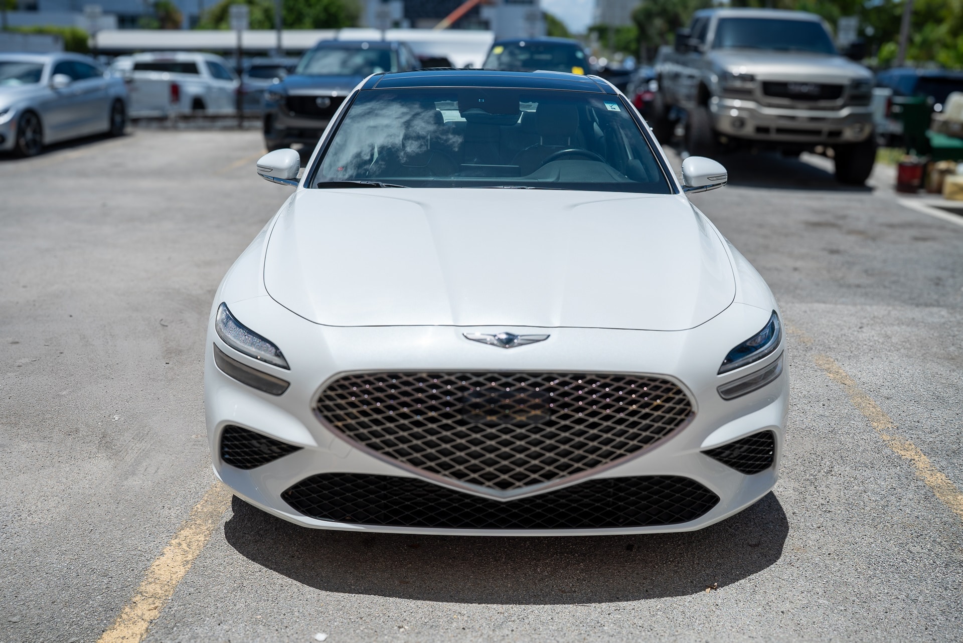 Used 2022 GENESIS G70 Standard with VIN KMTG34TA1NU086146 for sale in Miami, FL