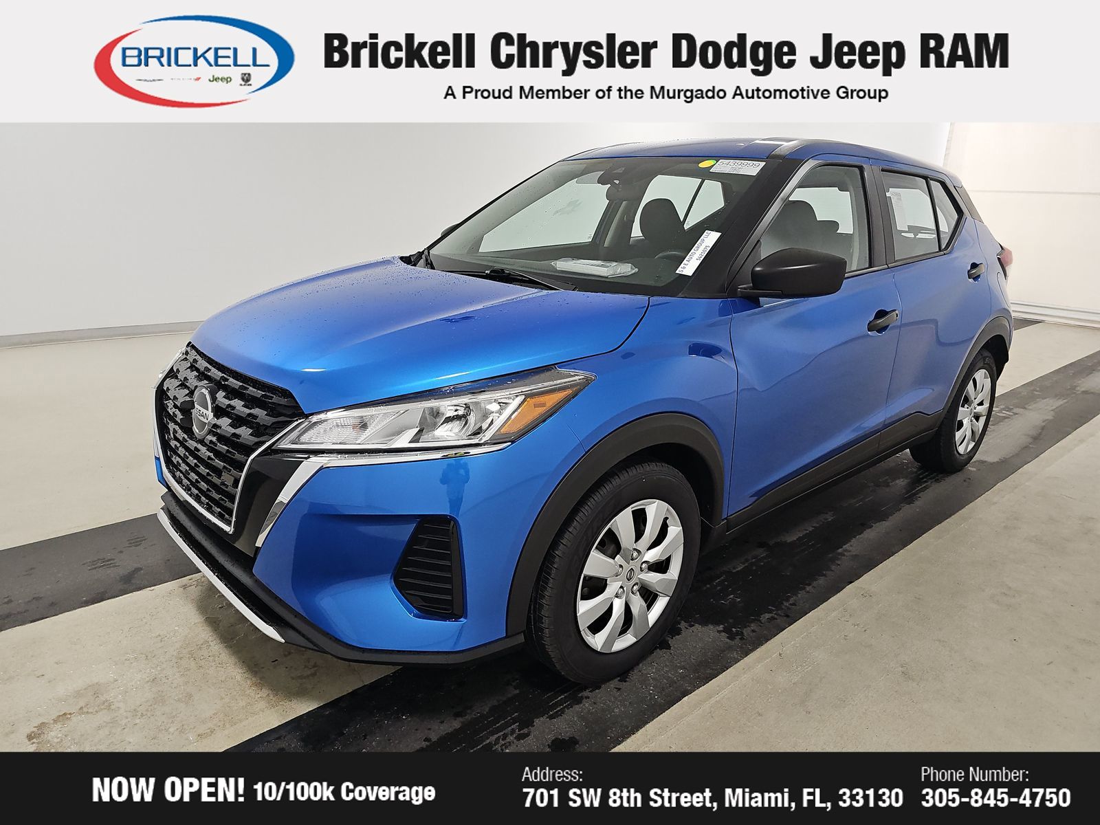 Used 2024 Nissan Kicks S with VIN 3N1CP5BVXRL470635 for sale in Miami, FL