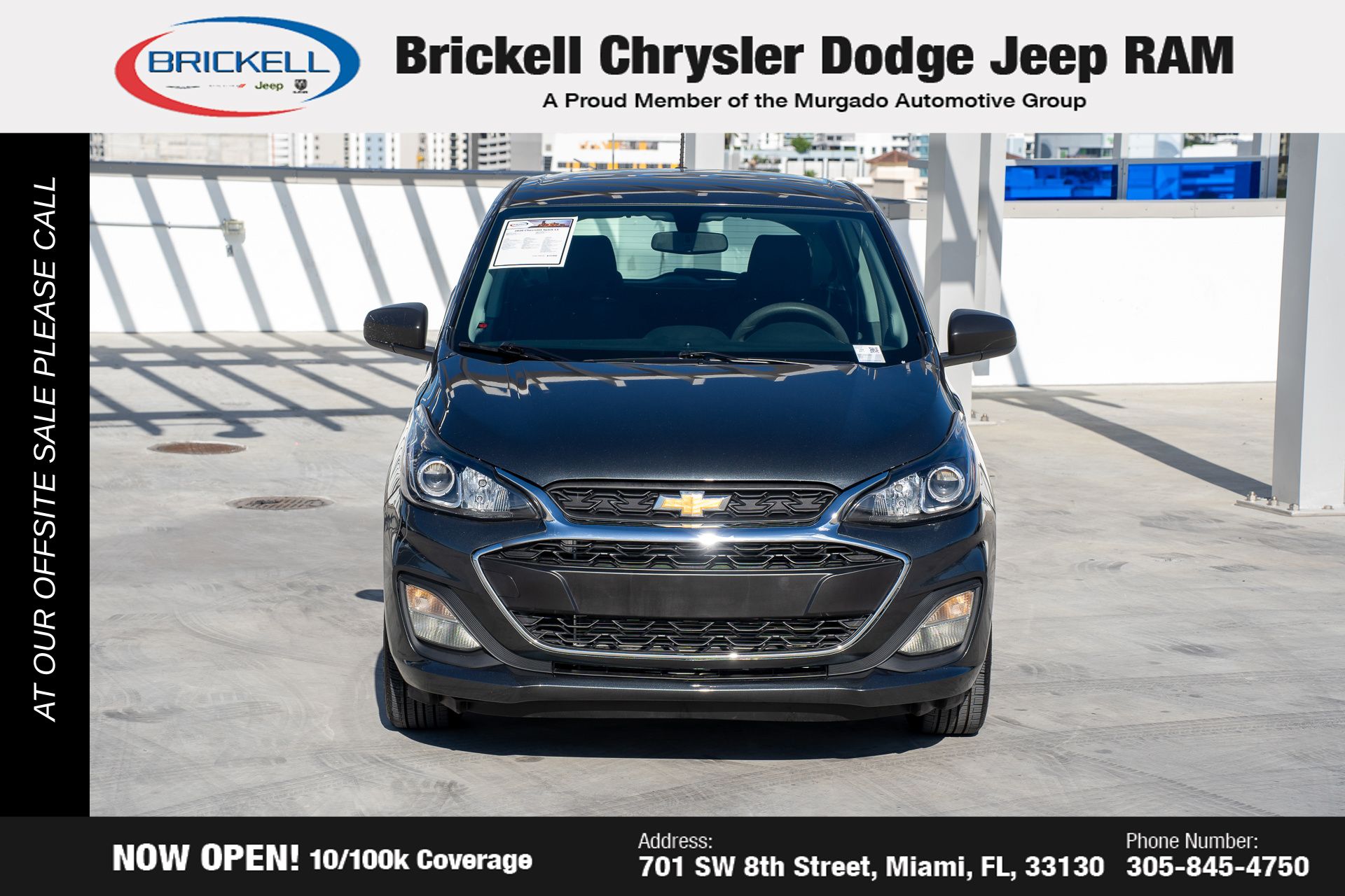 Used 2020 Chevrolet Spark LS with VIN KL8CB6SA9LC468918 for sale in Miami, FL