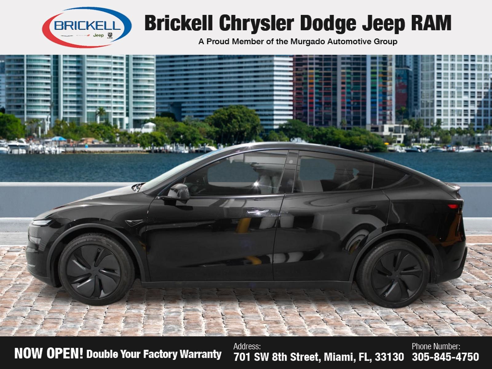 Used 2026 Tesla Model Y Long Range with VIN 7SAYGDEE9TA400042 for sale in Miami, FL