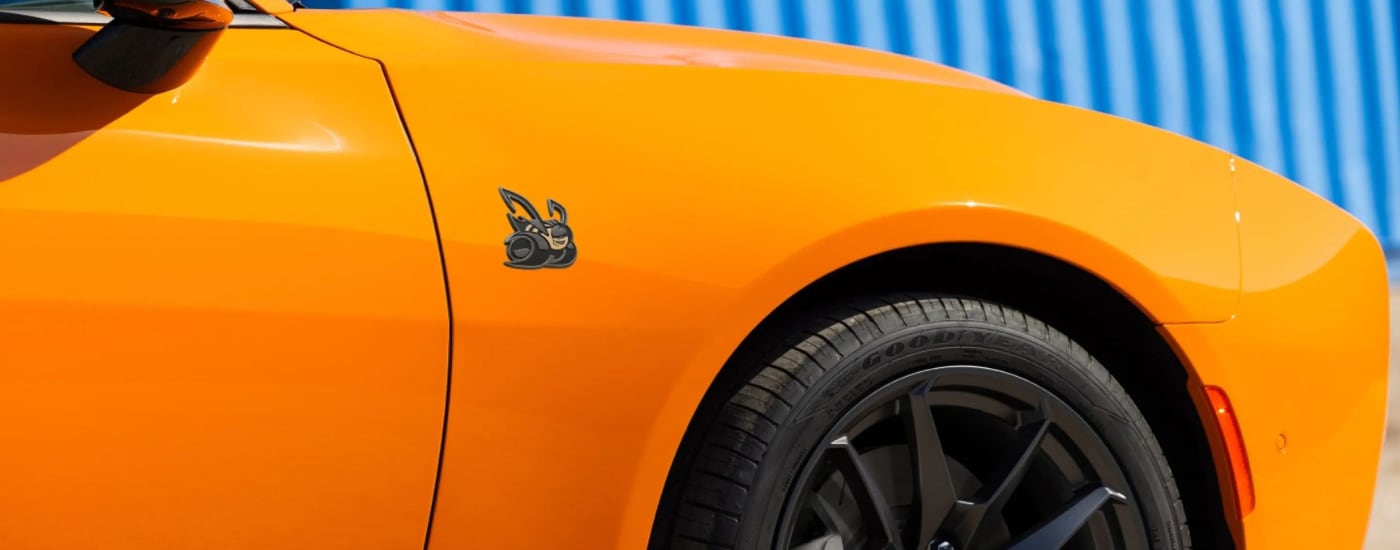 Orange 2026 Dodge Charger Scat Pack badge