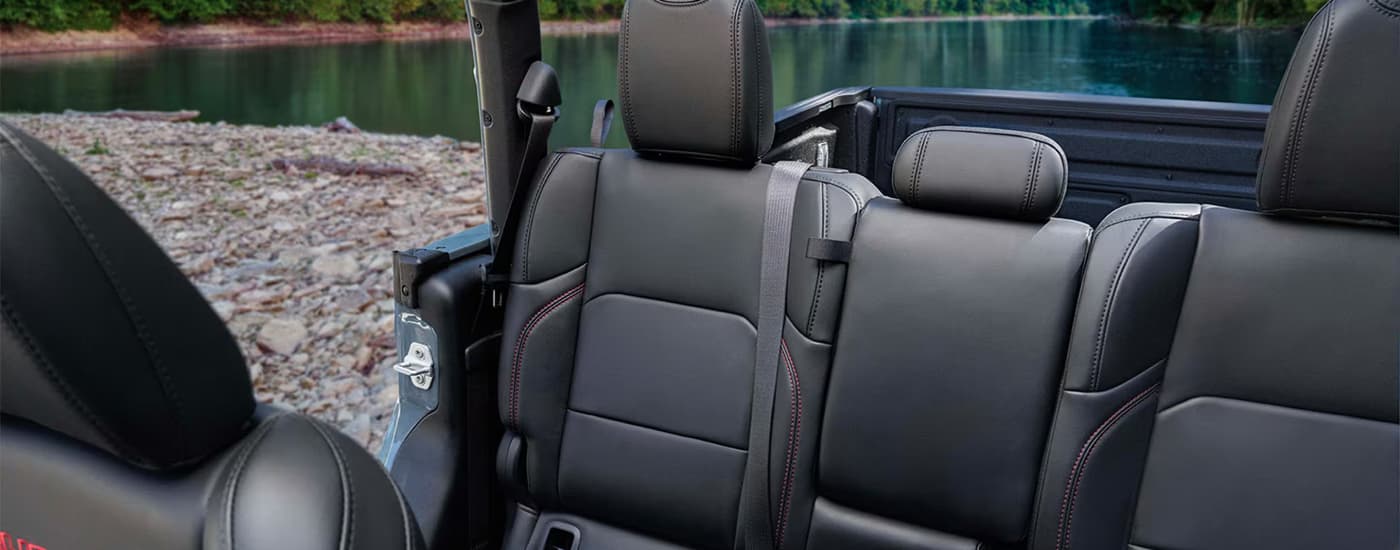 Front seats and bed on a 2026 Jeep Gladiator