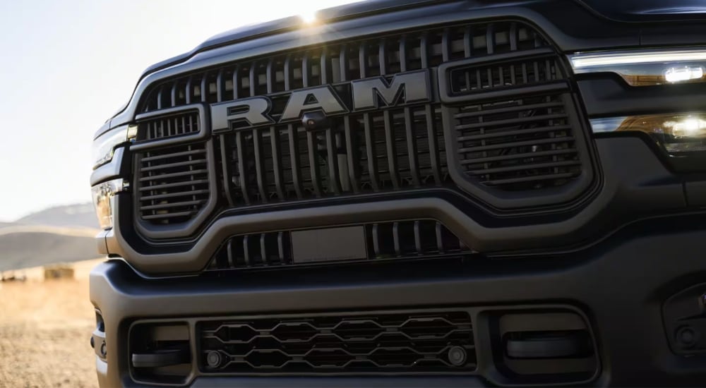 Grille on a black 2026 Ram 2500 -