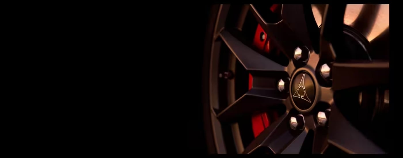 Black wheel on a 2025 Dodge Charger Daytona for sale near Miami Lakes