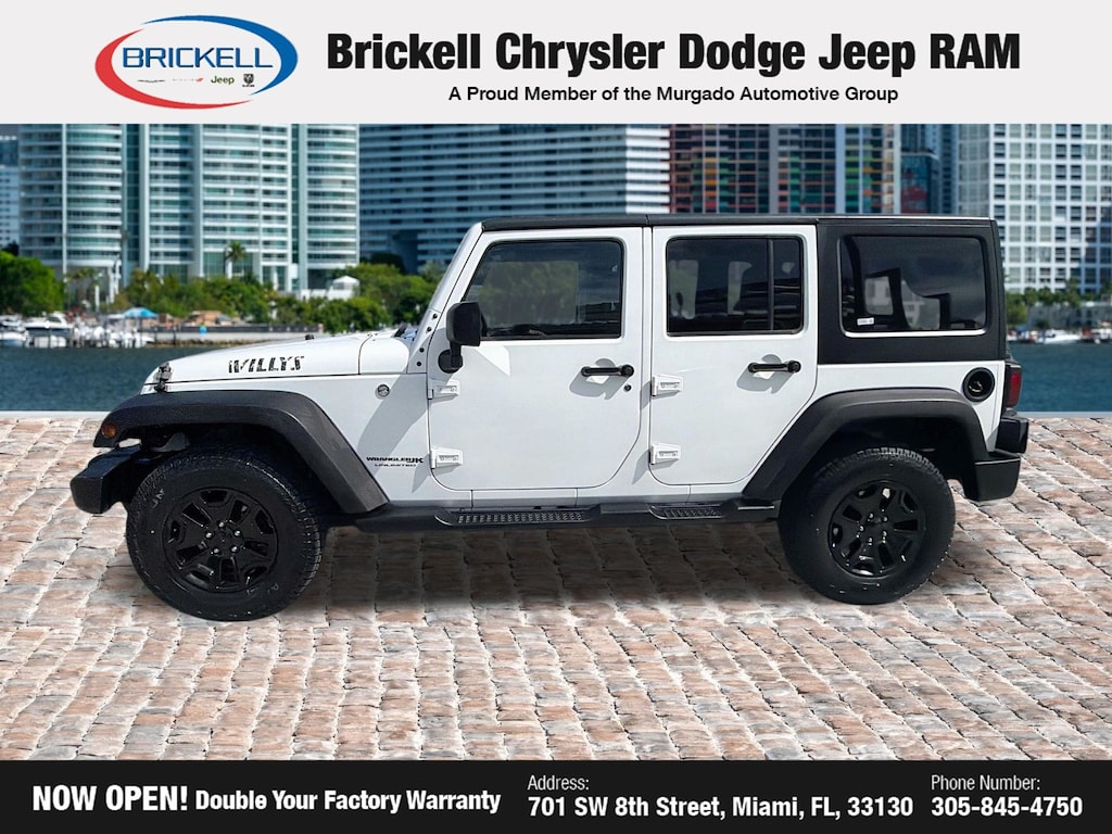 Used 2018 Jeep Wrangler JK Unlimited Willys Wheeler SUV