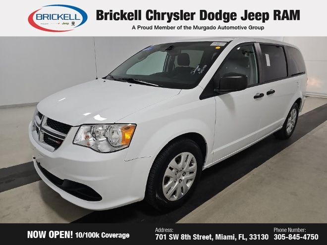 Used 2019 Dodge Grand Caravan SE with VIN 2C4RDGBG1KR704294 for sale in Miami, FL