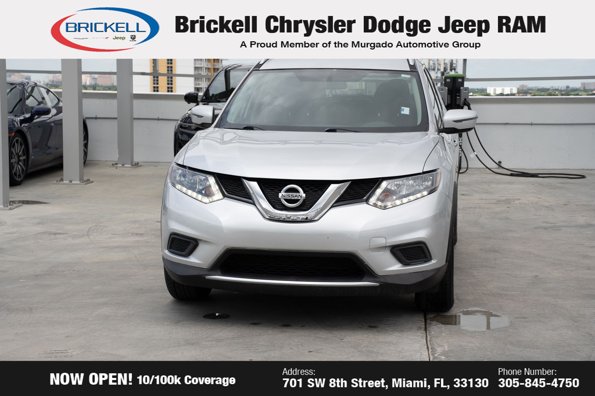 Used 2016 Nissan Rogue SV with VIN KNMAT2MT6GP725910 for sale in Miami, FL