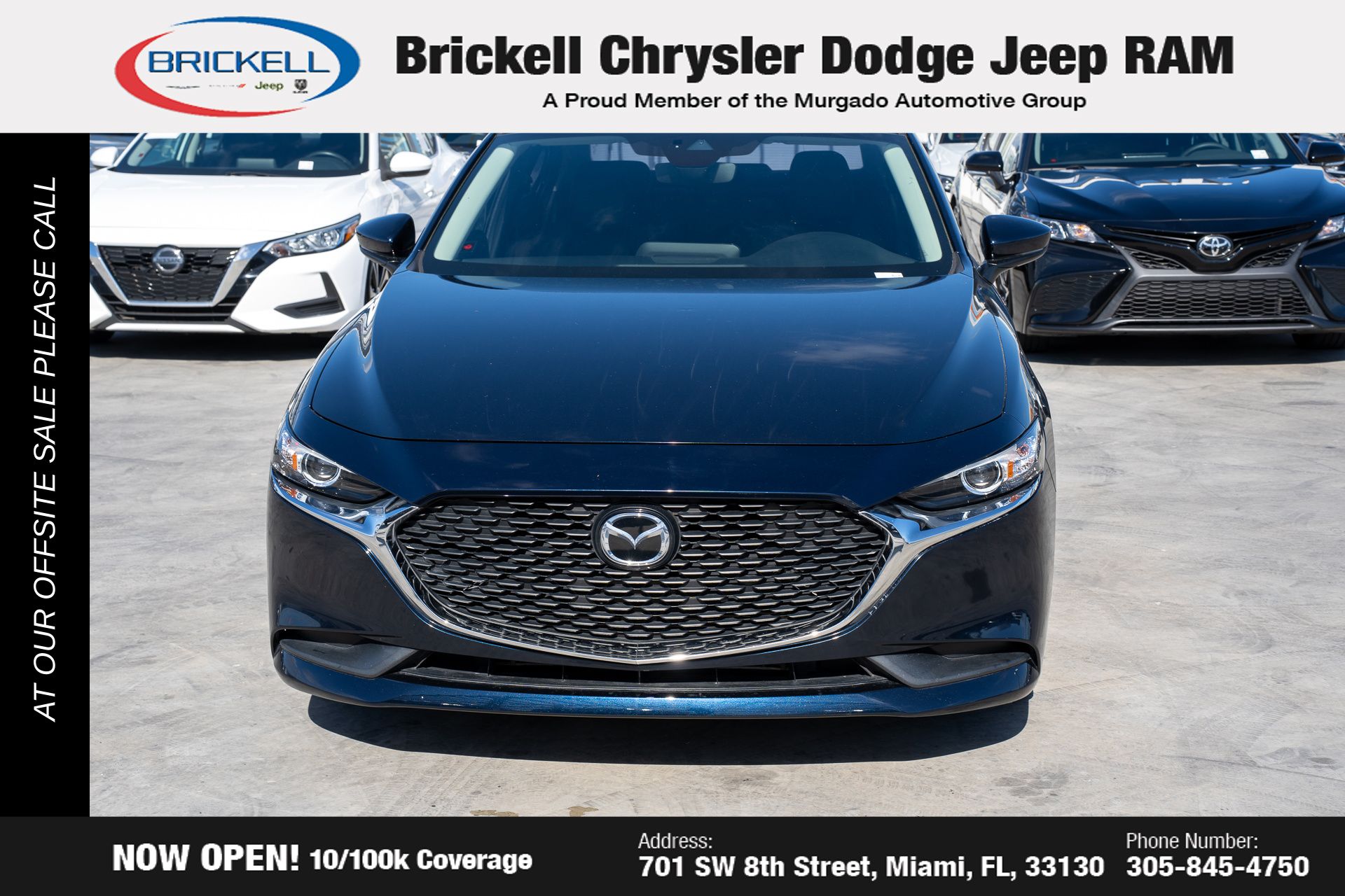Used 2021 Mazda Mazda3 Select with VIN 3MZBPABL5MM250111 for sale in Miami, FL