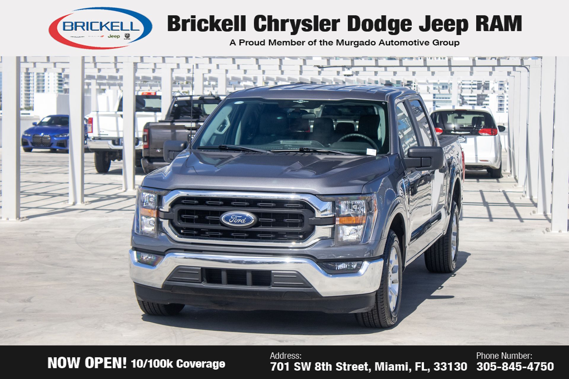Used 2023 Ford F-150 XLT with VIN 1FTEW1C83PKD69591 for sale in Miami, FL